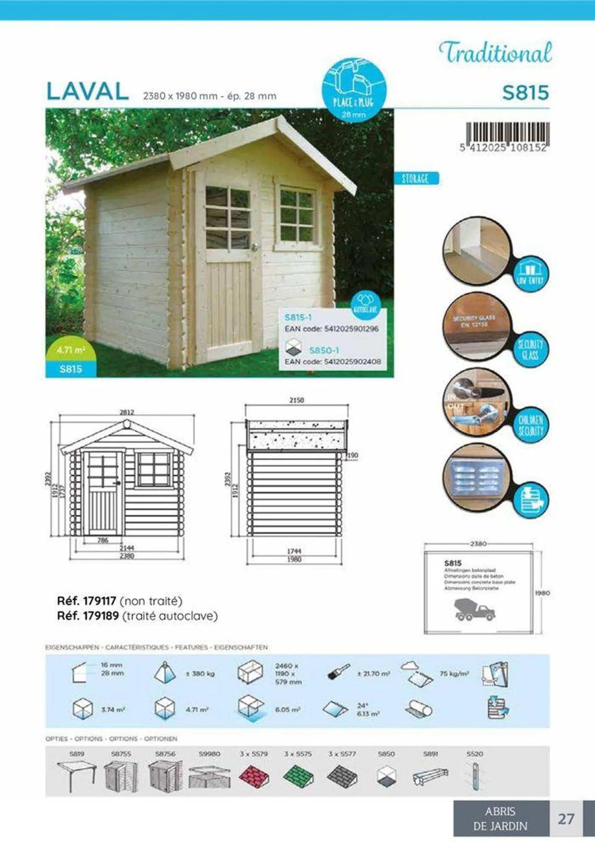 Abris de Jardin du 31 janvier au 31 décembre 2024 - Catalogue page 23