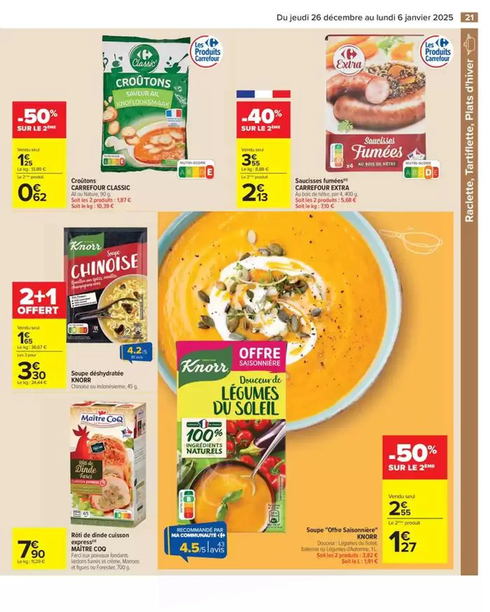 - 50% SUR LE 2ÈME PRODUIT du 26 décembre au 6 janvier 2025 - Catalogue page 27