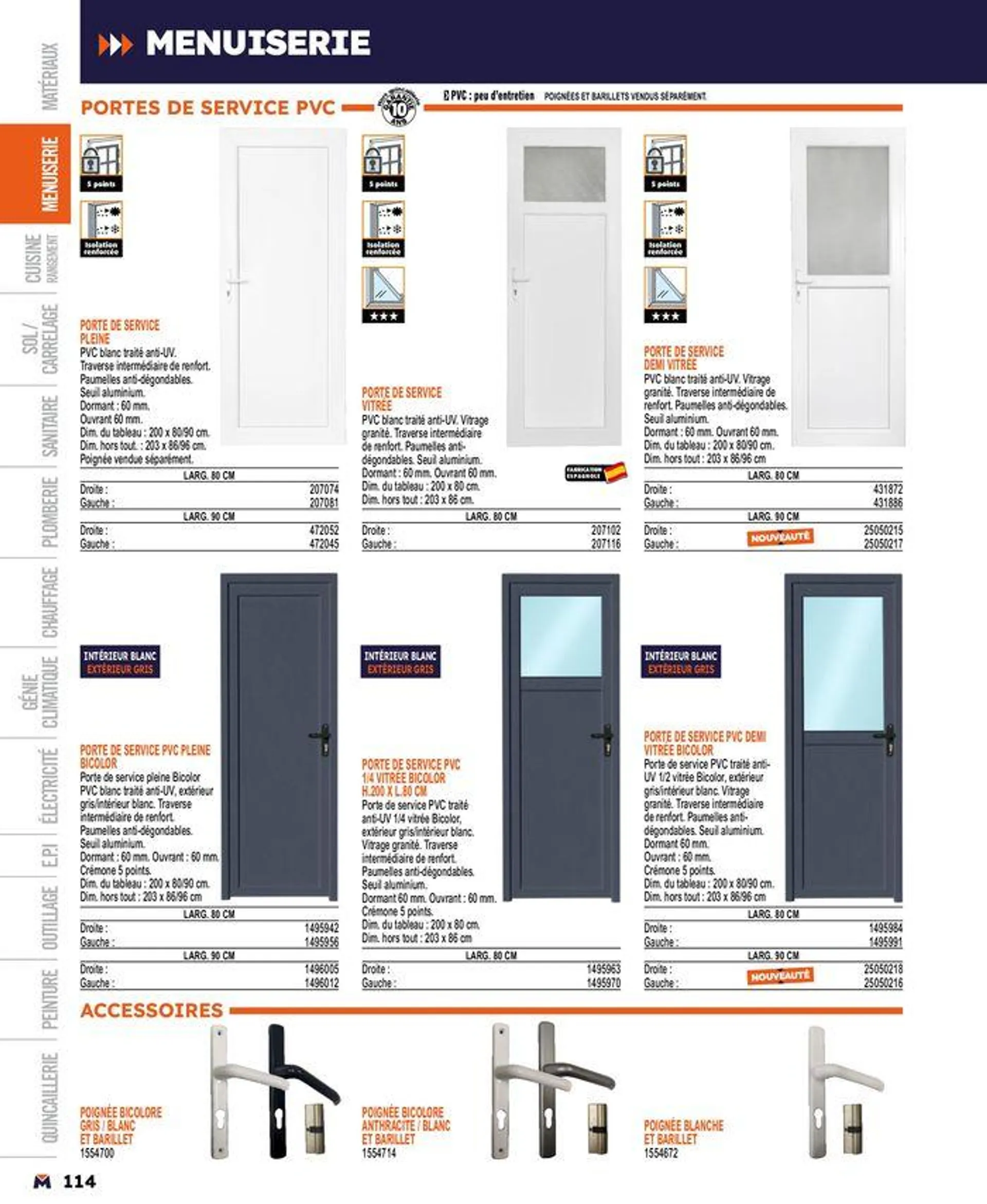 Guide produits 2024 du 15 mars au 31 décembre 2024 - Catalogue page 114