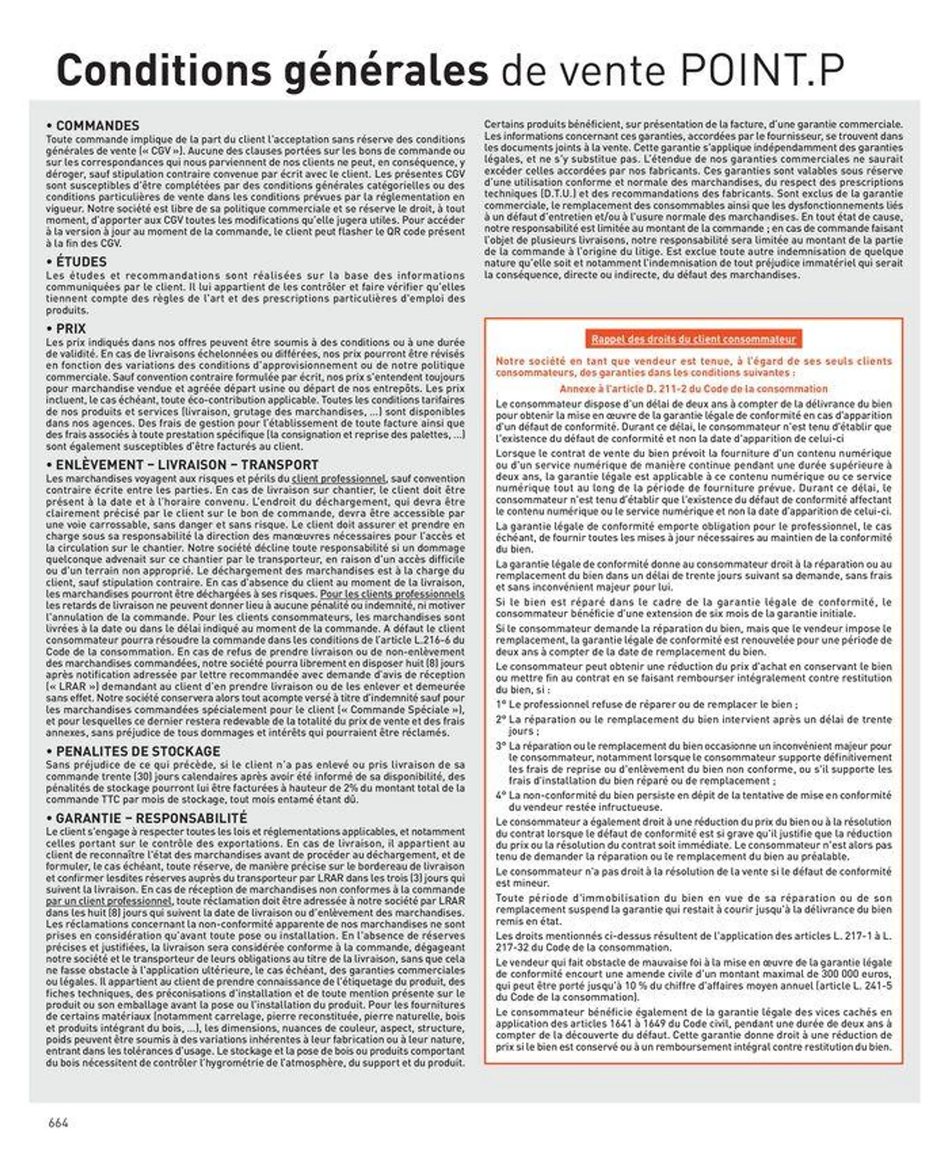 Sélection Intérieur & Extérieur 2024 du 5 avril au 31 décembre 2024 - Catalogue page 664