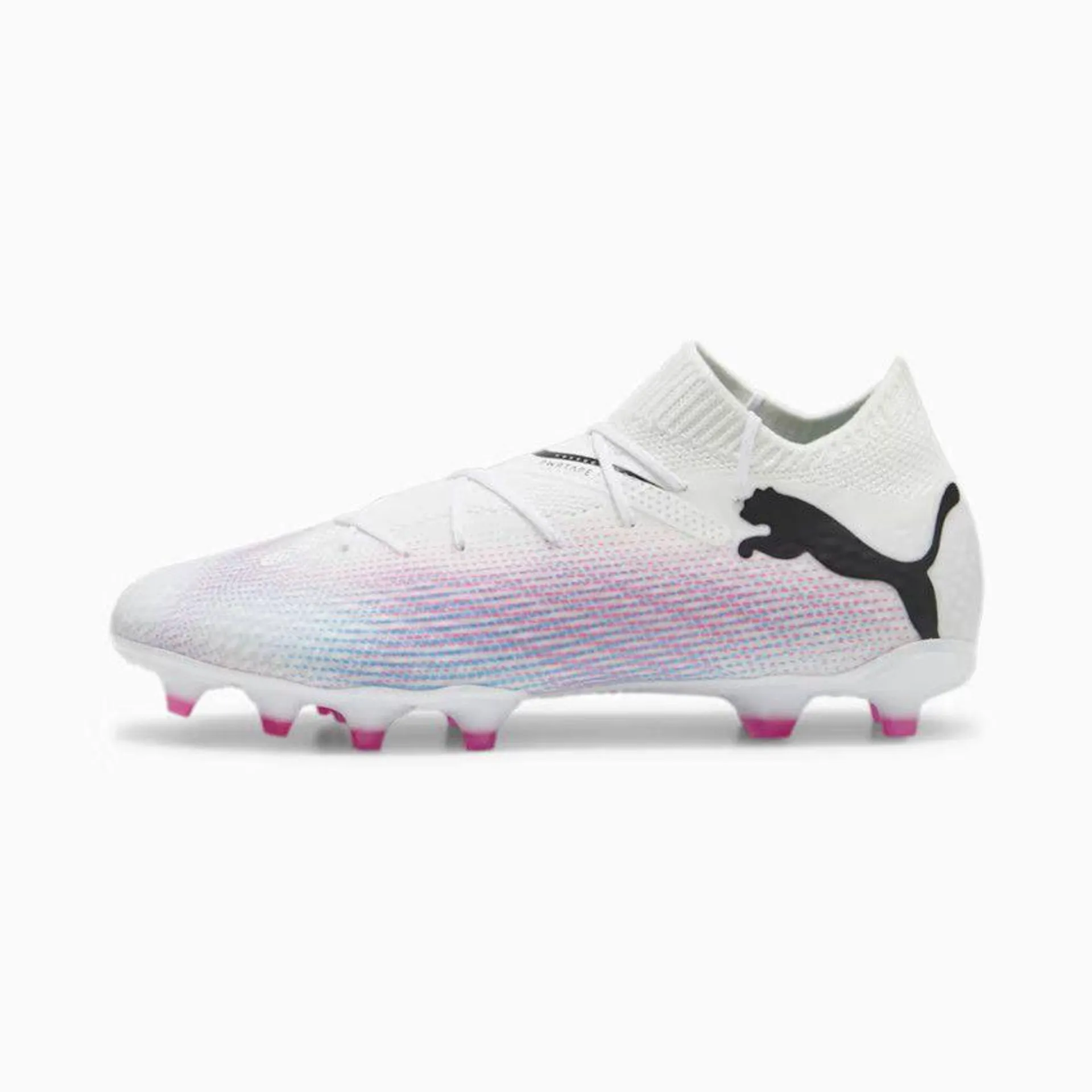 Chaussures Rugby Moulées FUTURE 7 PRO Terrain Sec FG/AG Blanc - Puma