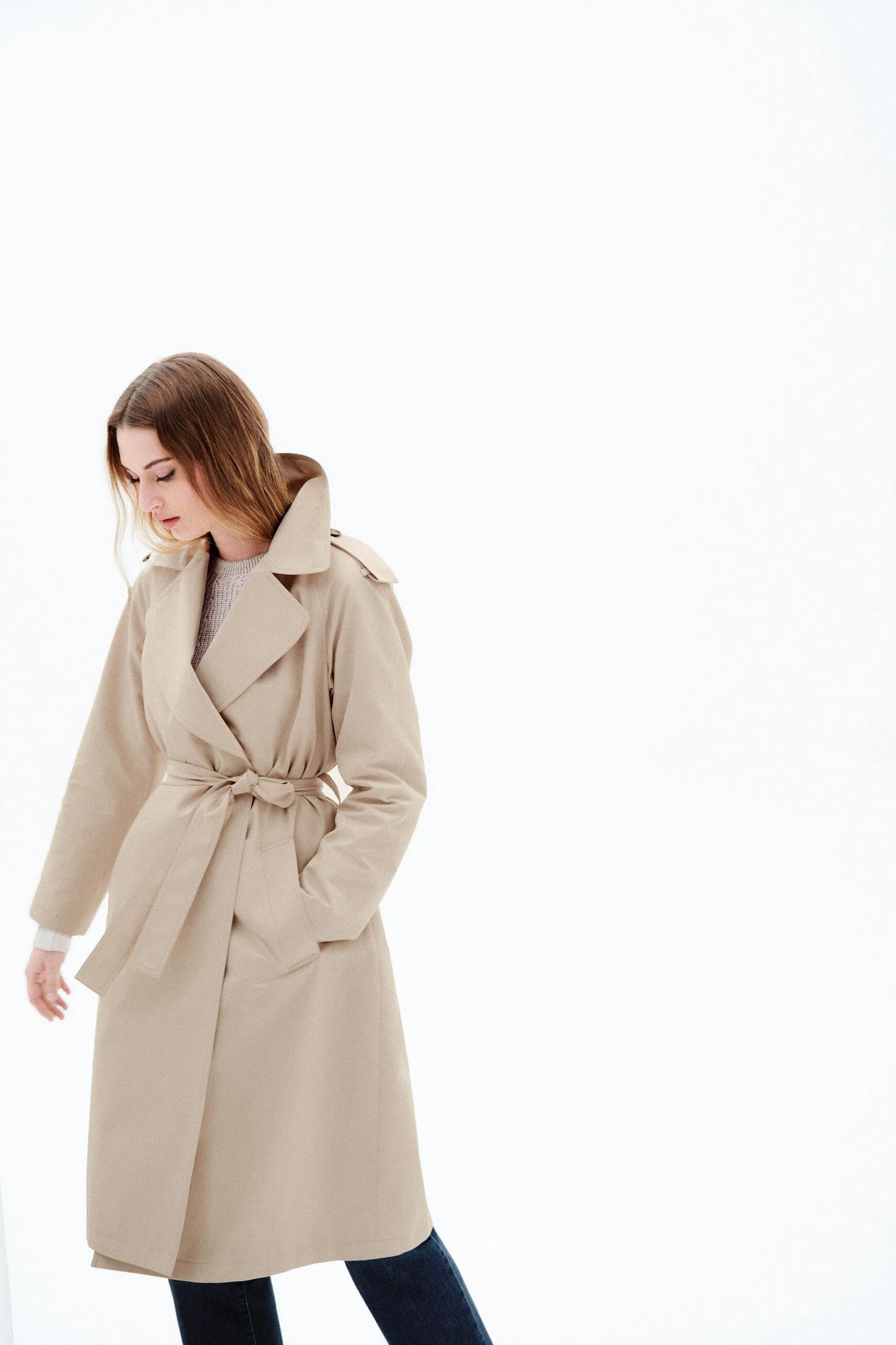 Trench gtramontane beige femme