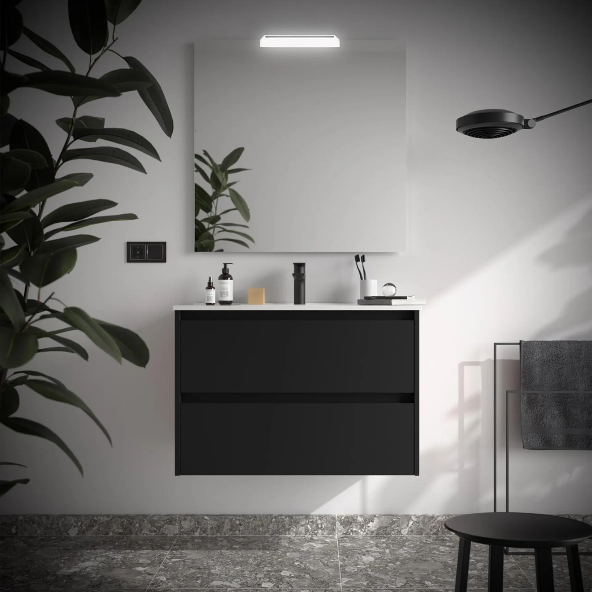 MEUBLE+VASQUE NOJA 900 BLACK S. 106153 SALGAR