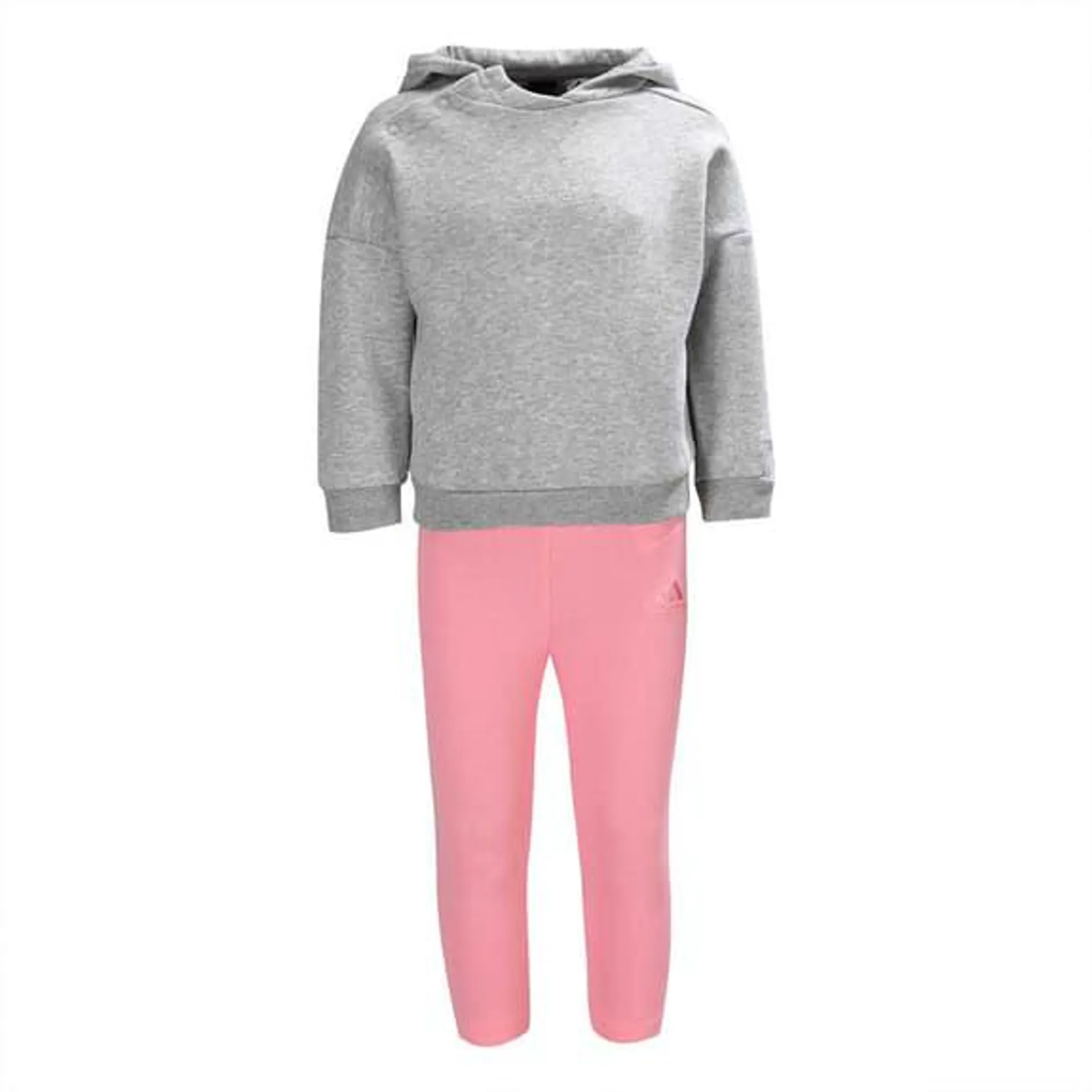 Survêtement adidas Fleece gris rose enfant