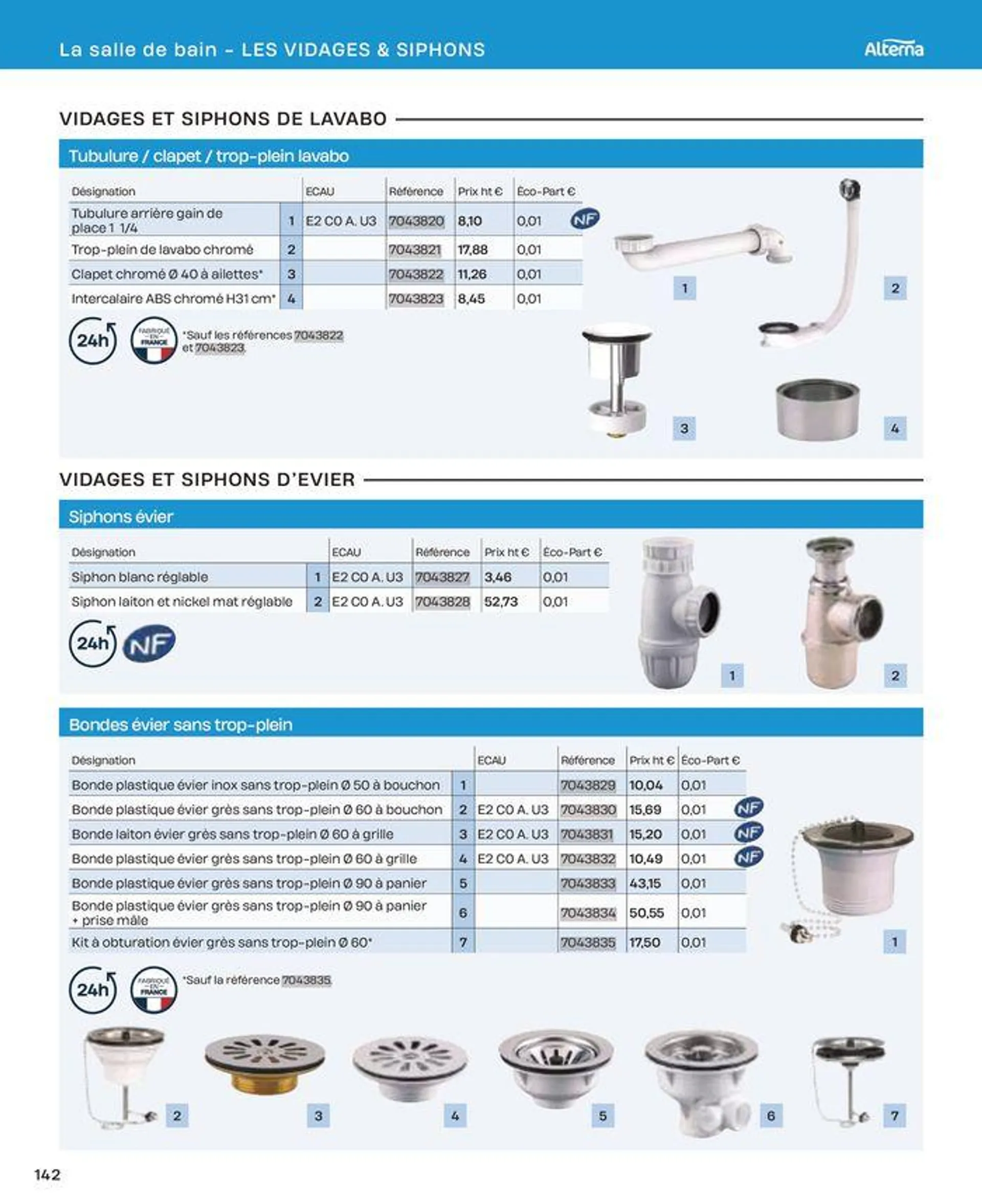 La salle de bain en toute sérénité du 2 juillet au 31 décembre 2024 - Catalogue page 142