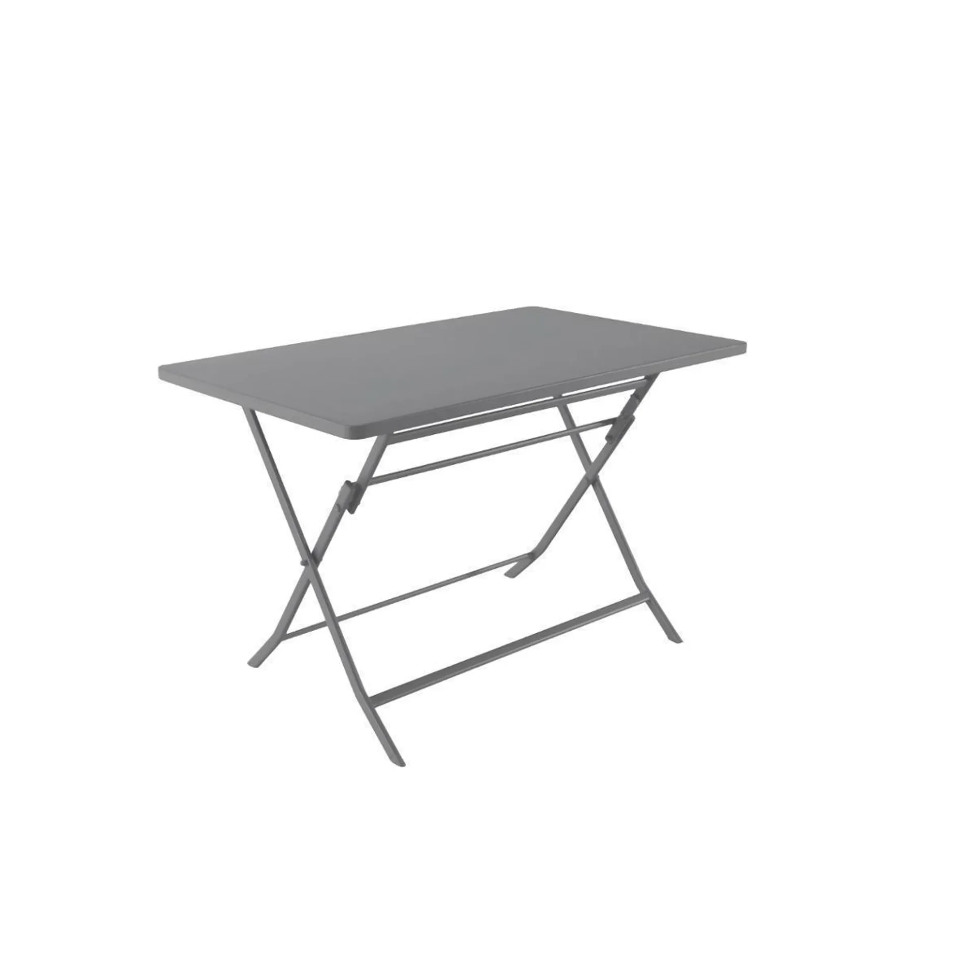 Table Greensboro rectangulaire - 110 x 70 x H 71 cm - Gris ardoise - HESPERIDE