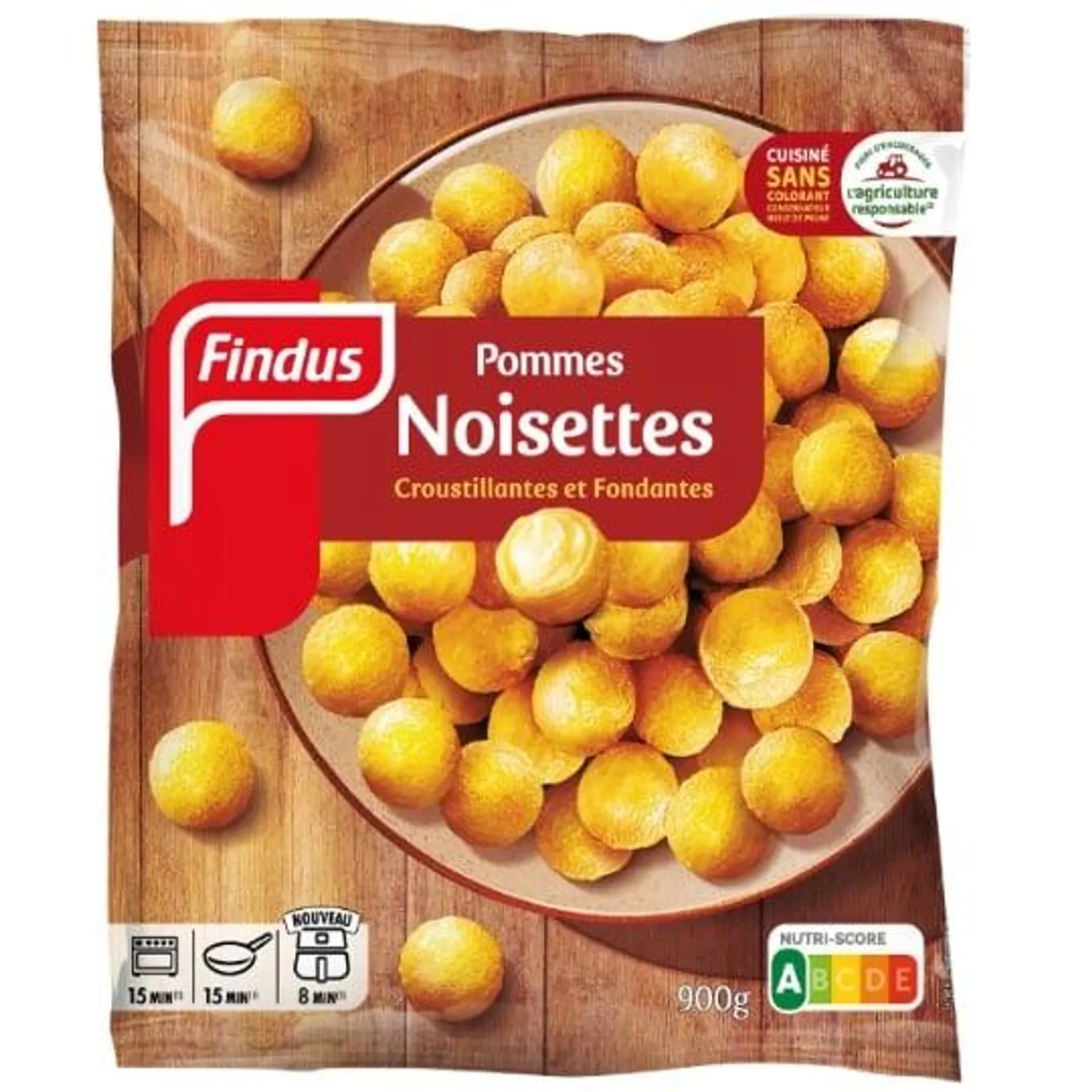 Pommes Noisettes Croustillantes et Fondantes FINDUS