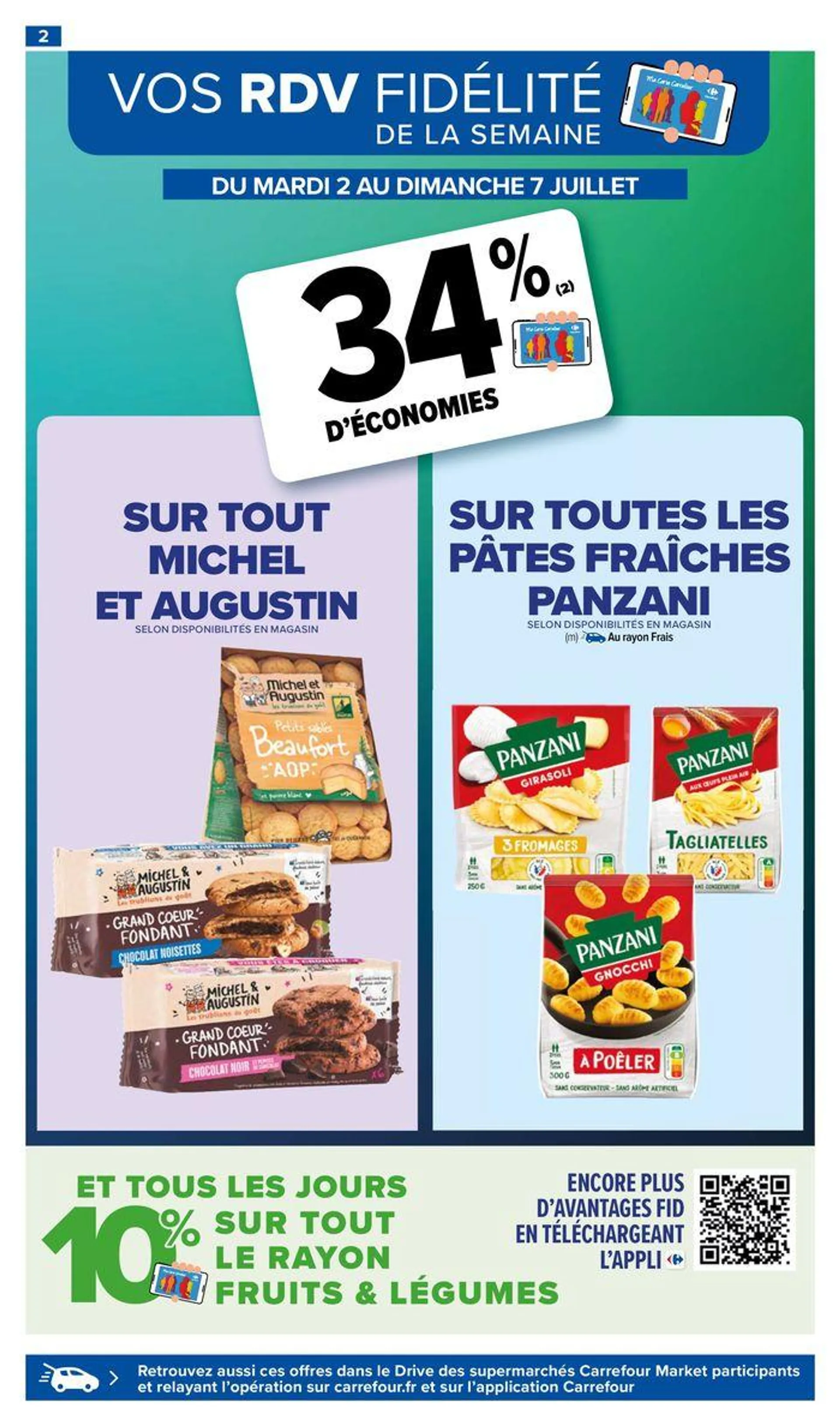 -50% sur le deuxième du 2 juillet au 14 juillet 2024 - Catalogue page 6