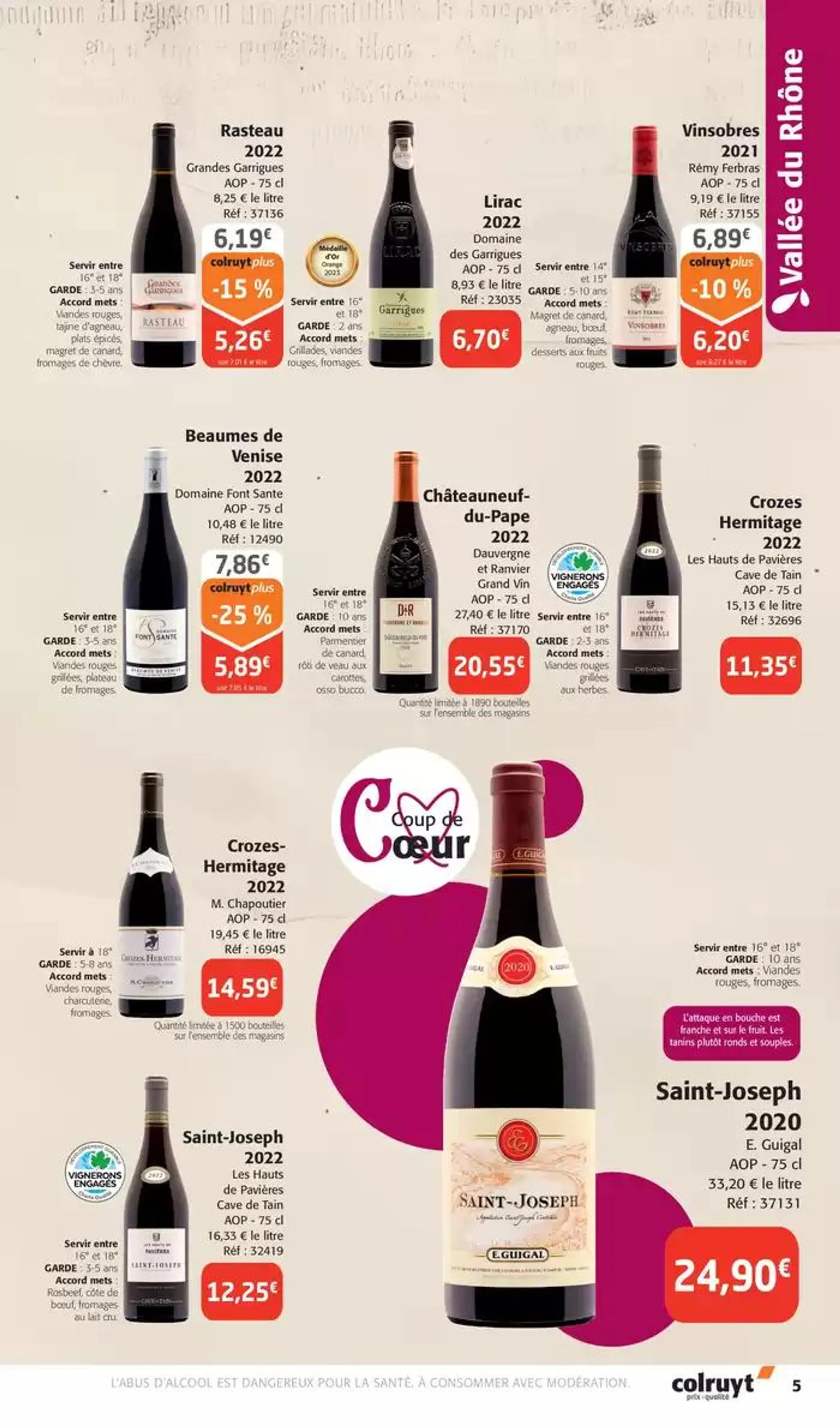 Foire aux vins du 25 septembre au 13 octobre 2024 - Catalogue page 5