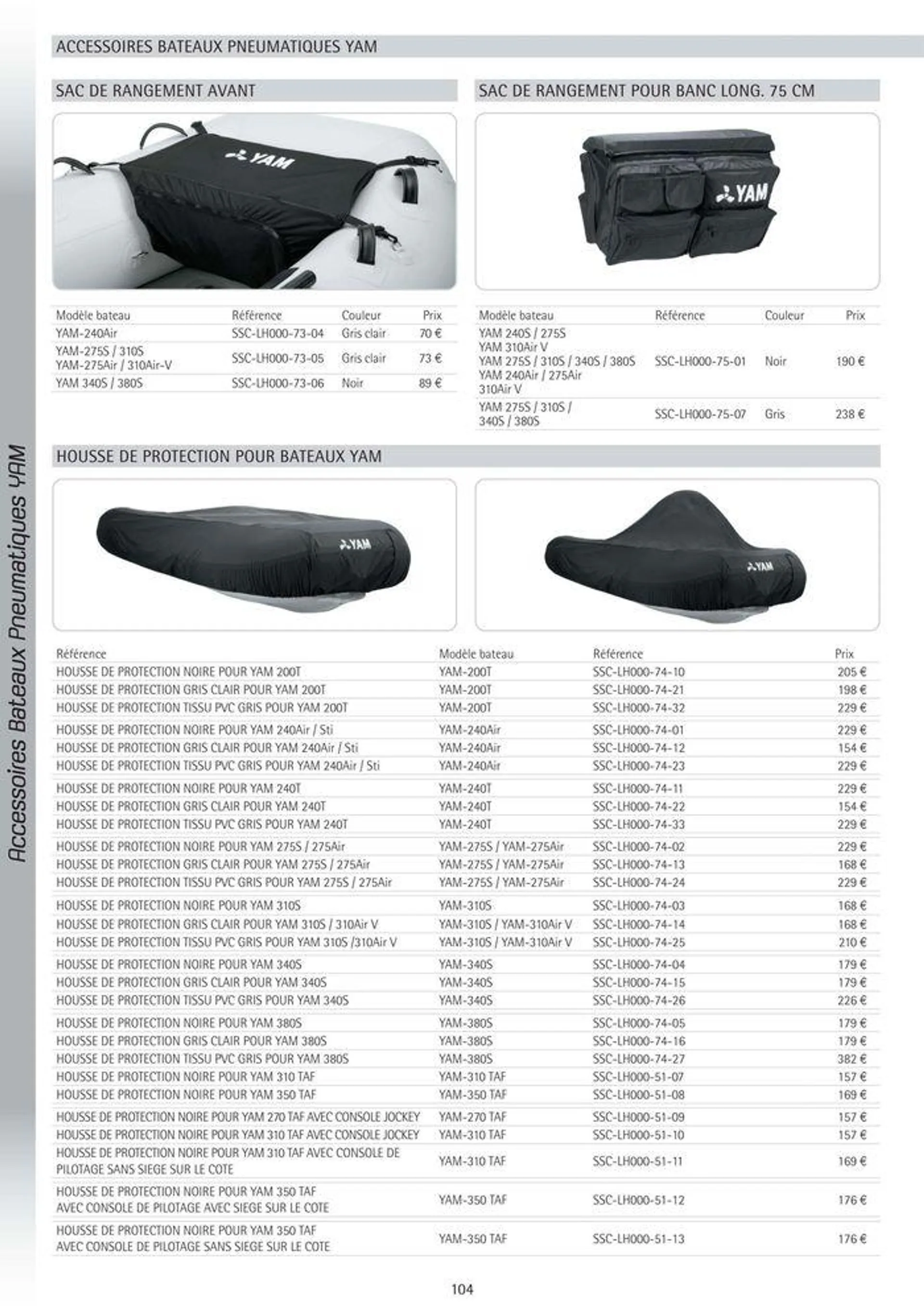 Catalogue Yamaha Marine - Accessoires Marine 2024 - 5