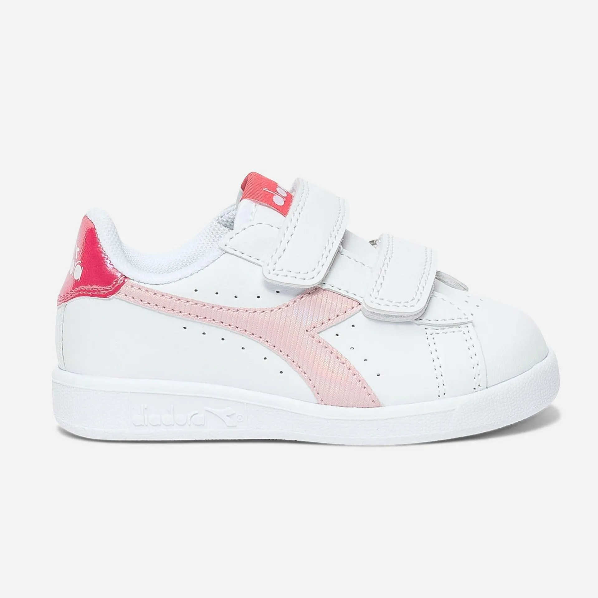 Tennis DIADORA blanche et rose