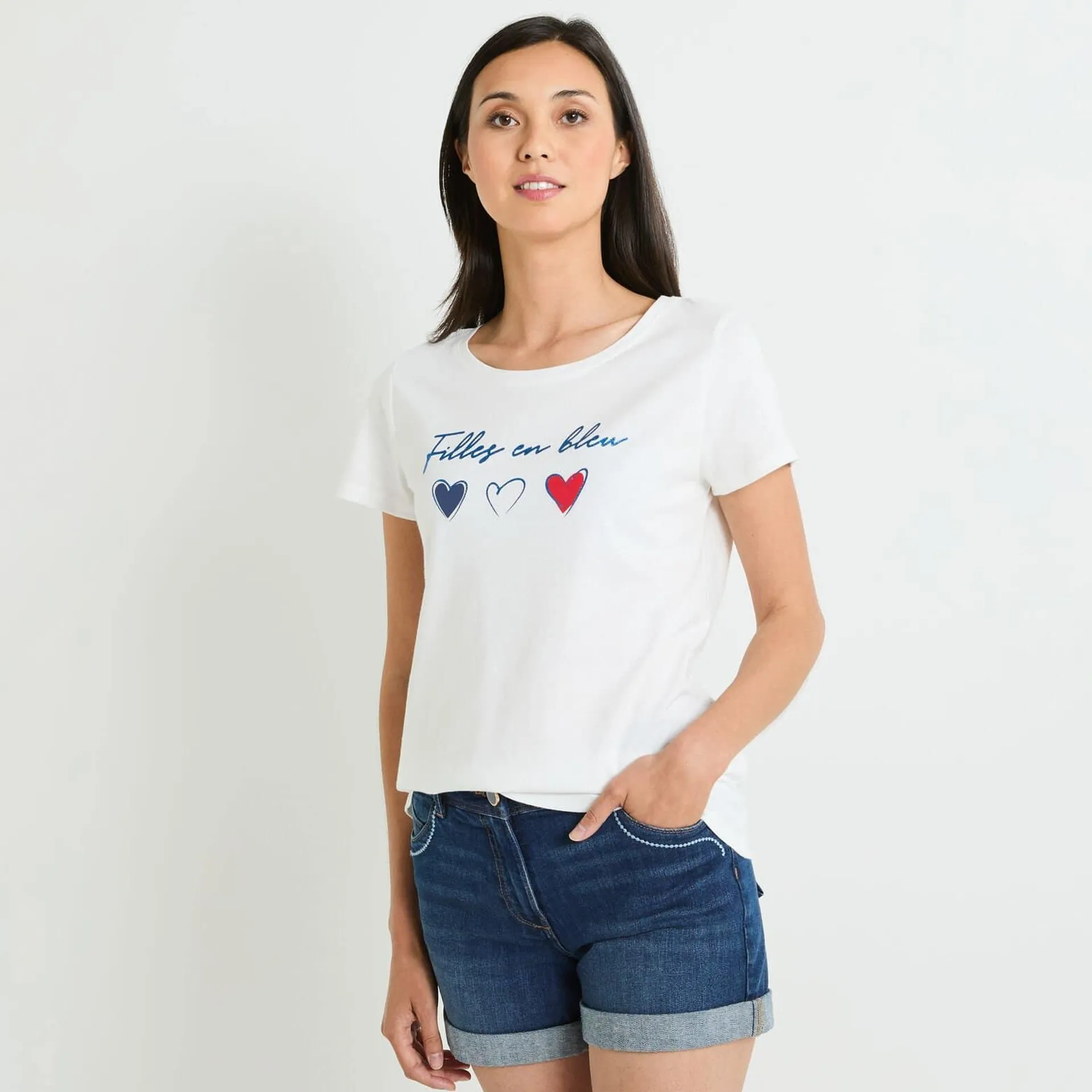 Tshirt print femme