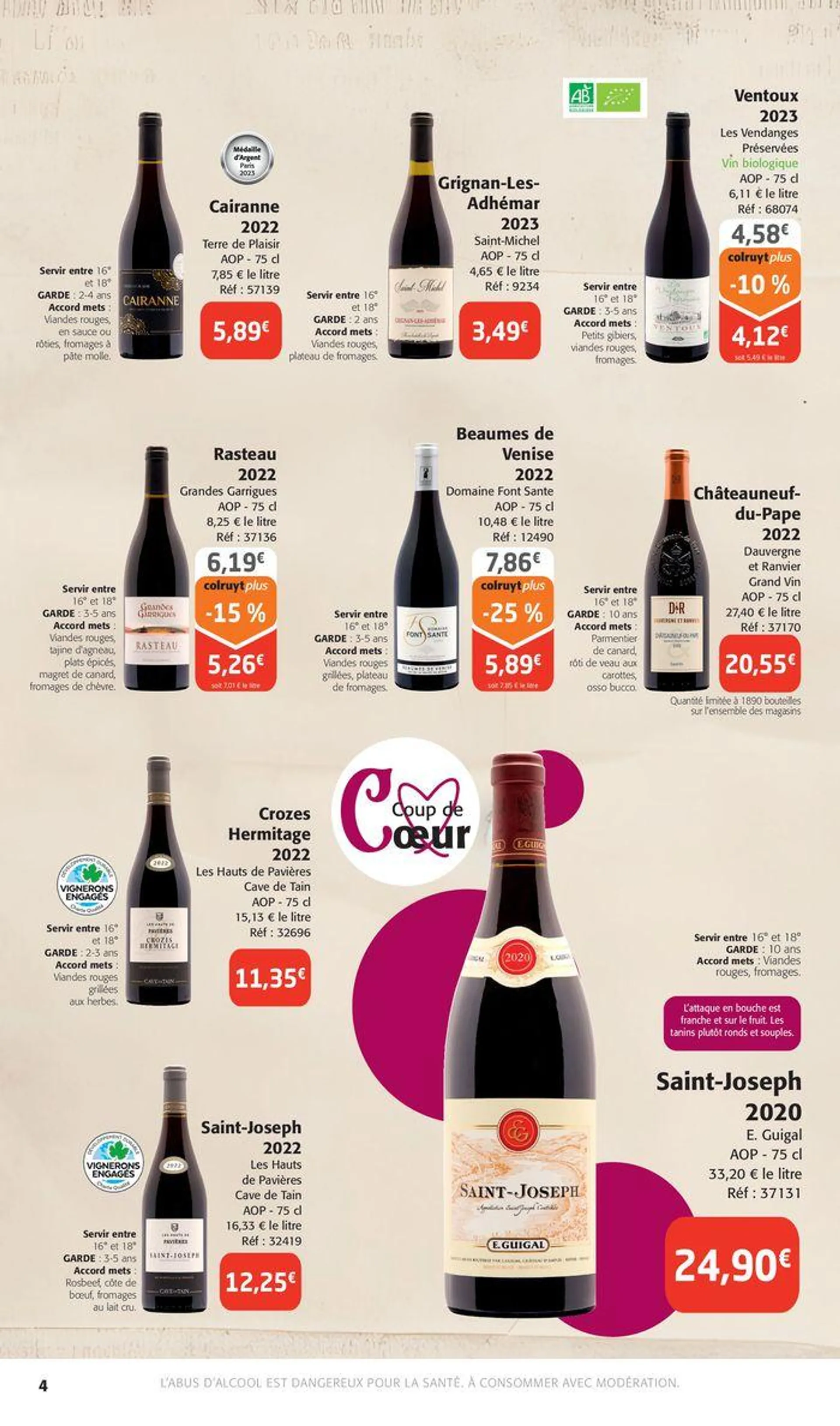 Foire aux vins du 25 septembre au 13 octobre 2024 - Catalogue page 4