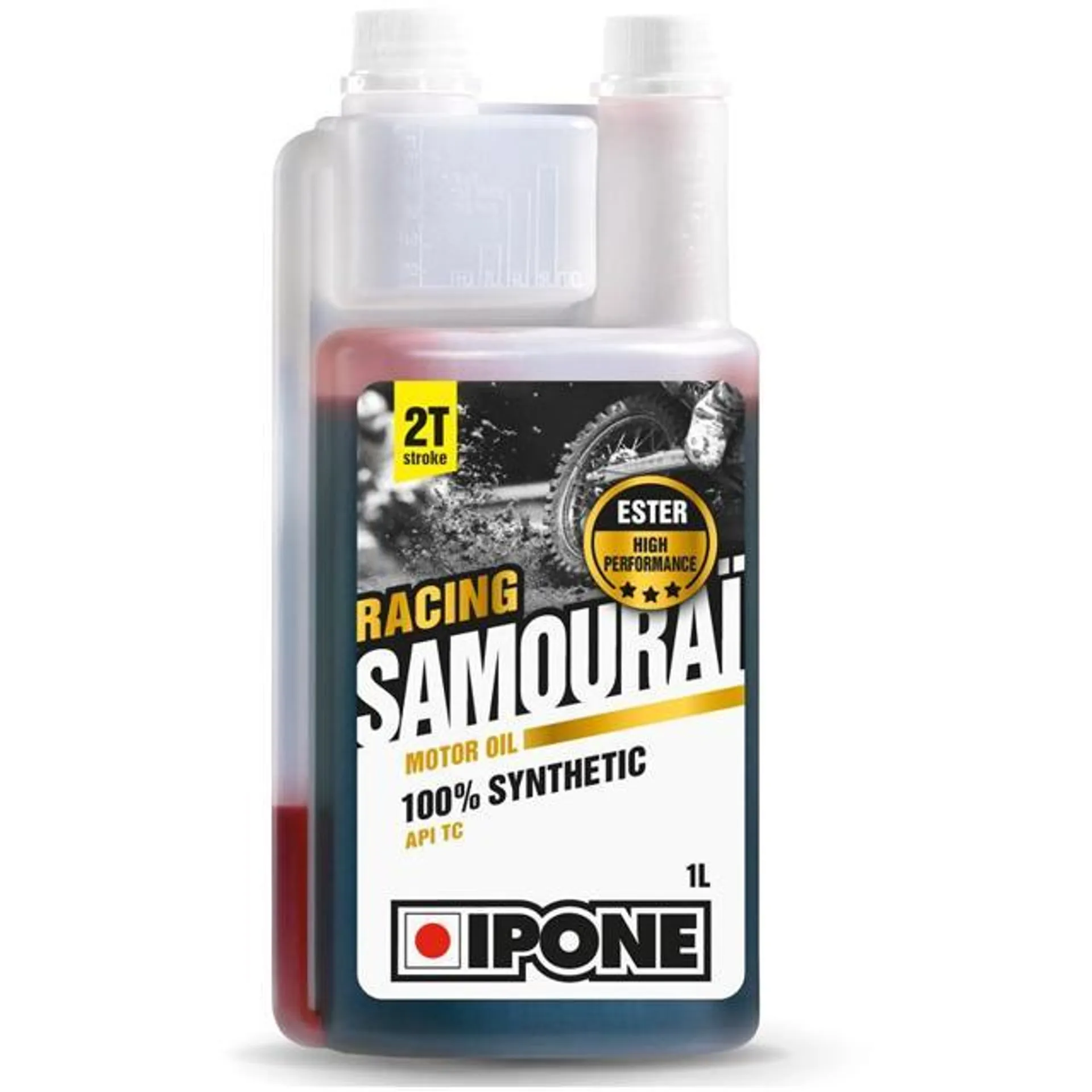 IPONE Huile 2T SAMOURAI RACING 1L