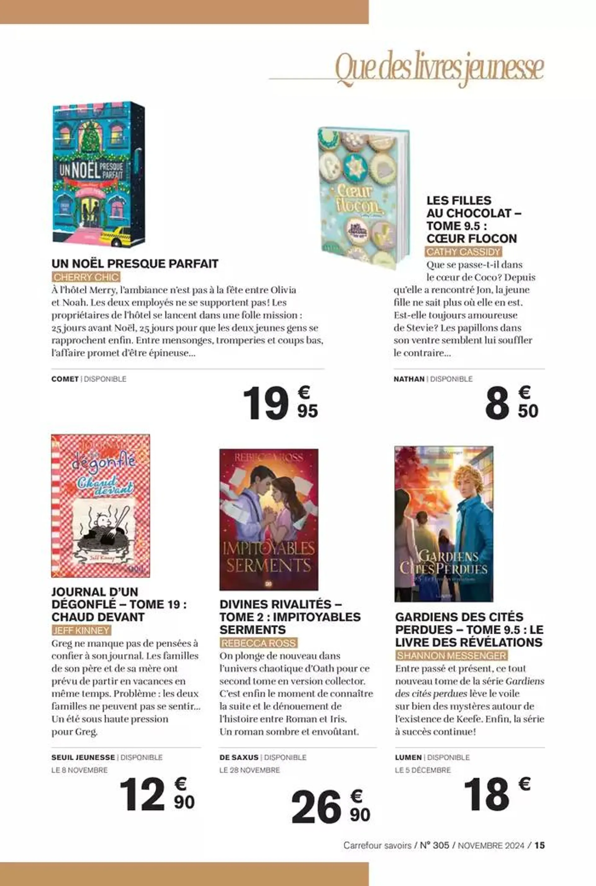 À CHACUN SA CULTURE du 1 novembre au 30 novembre 2024 - Catalogue page 15