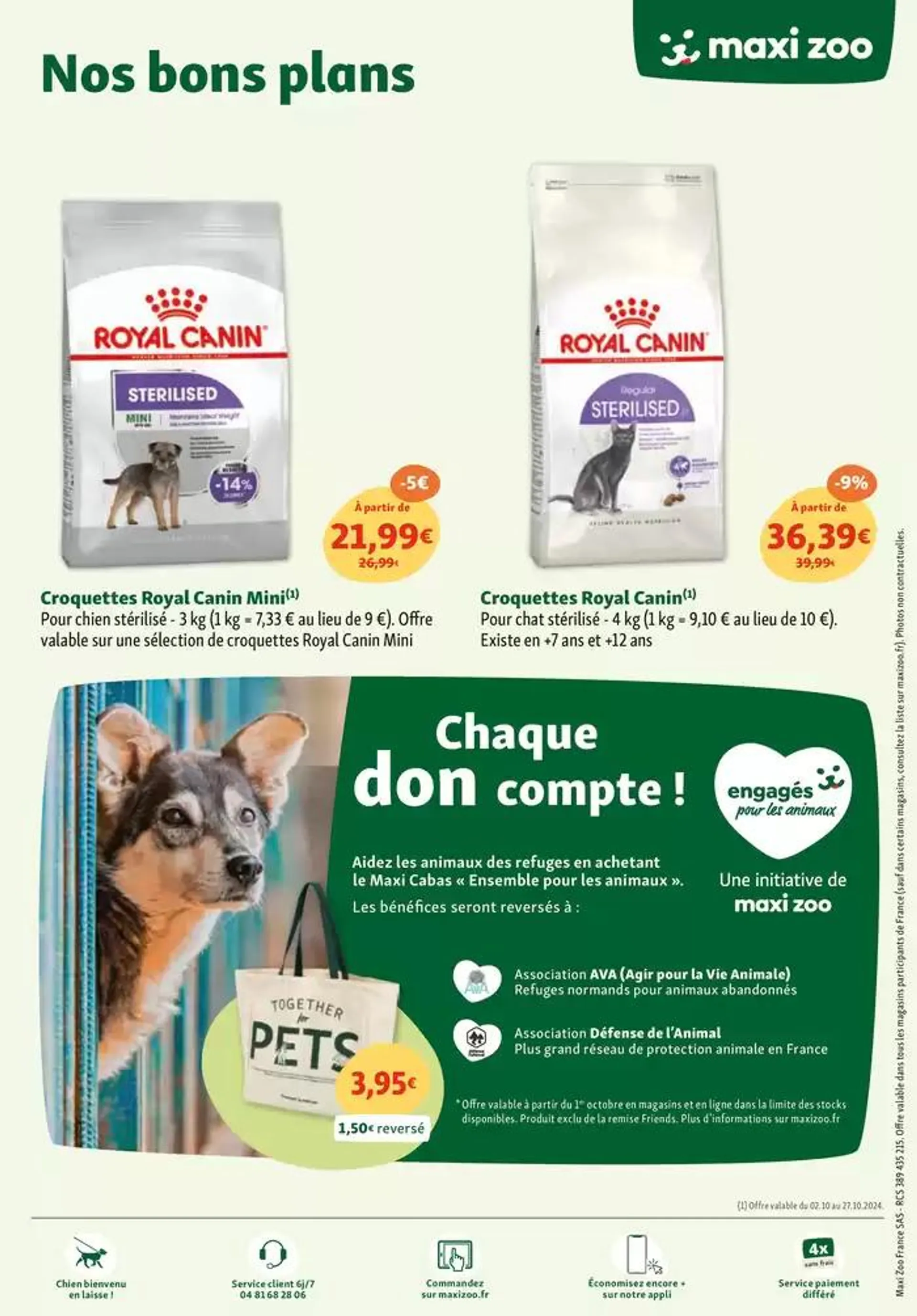 Maxi Zoo: Tout pour vos animaux du 2 octobre au 9 octobre 2024 - Catalogue page 15