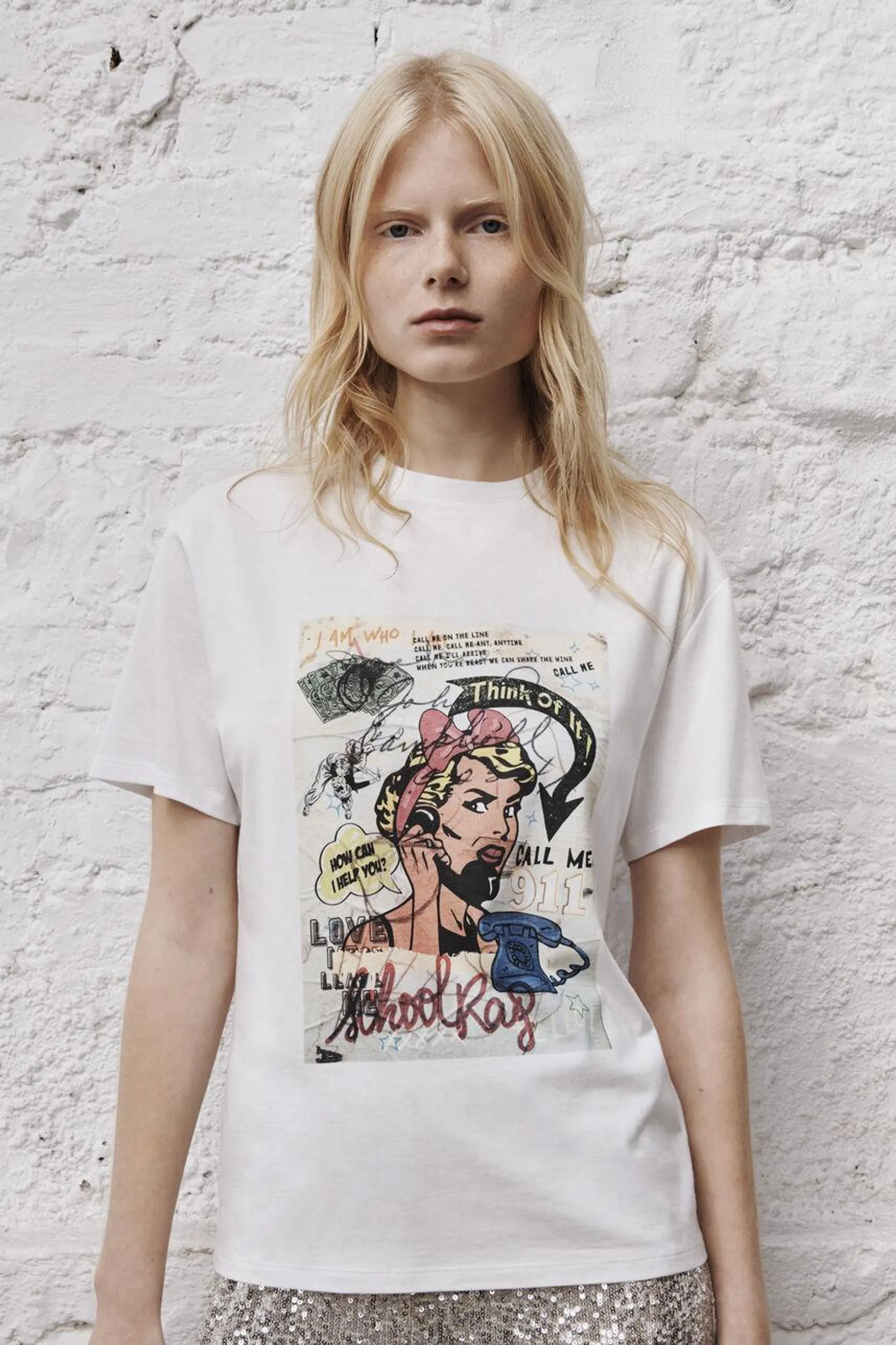 Tee-shirt imprimé PIN'UP