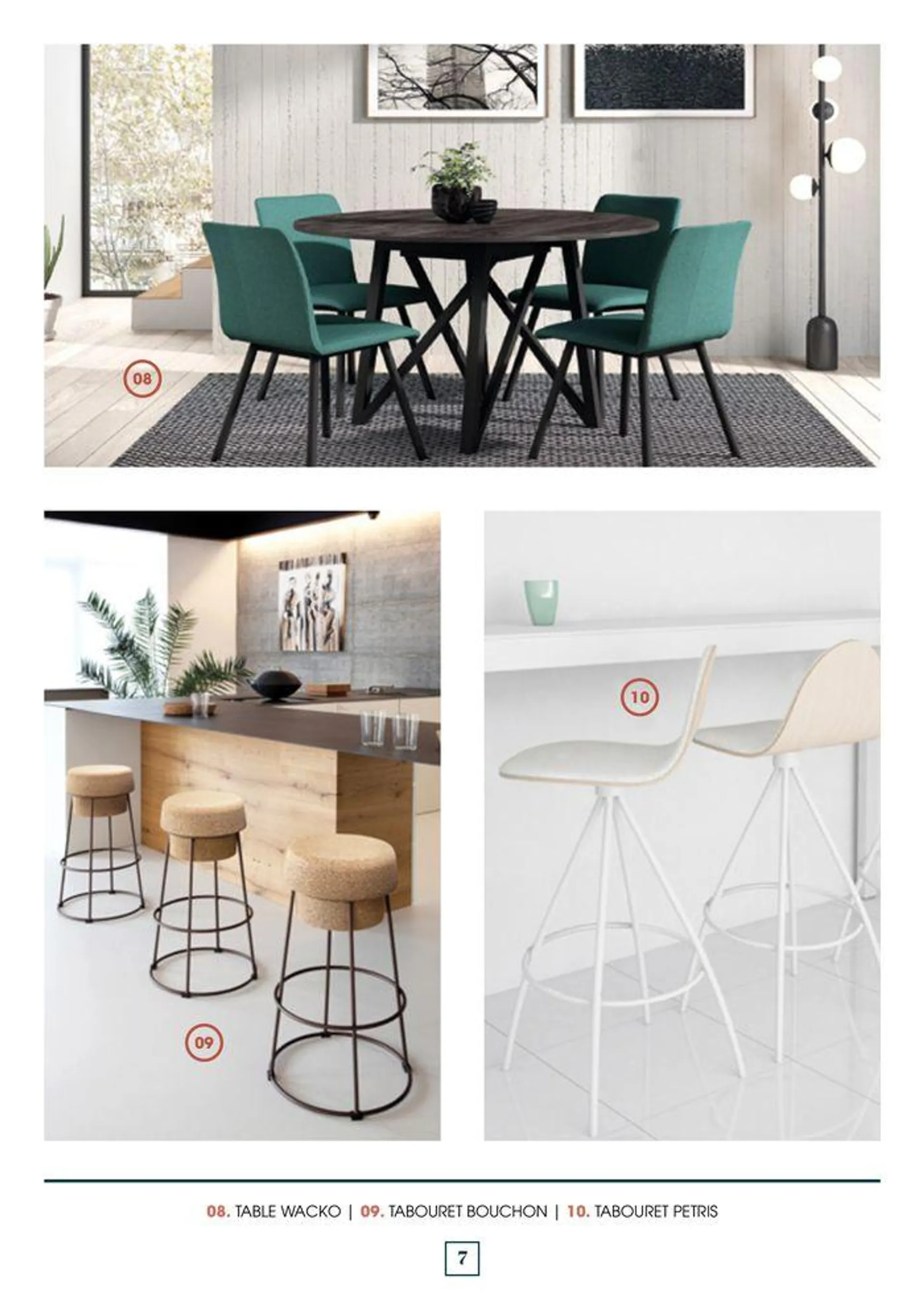 Apportez une touche résolument moderne à votre intérieur avec le mobilier design du 29 avril au 31 octobre 2024 - Catalogue page 7