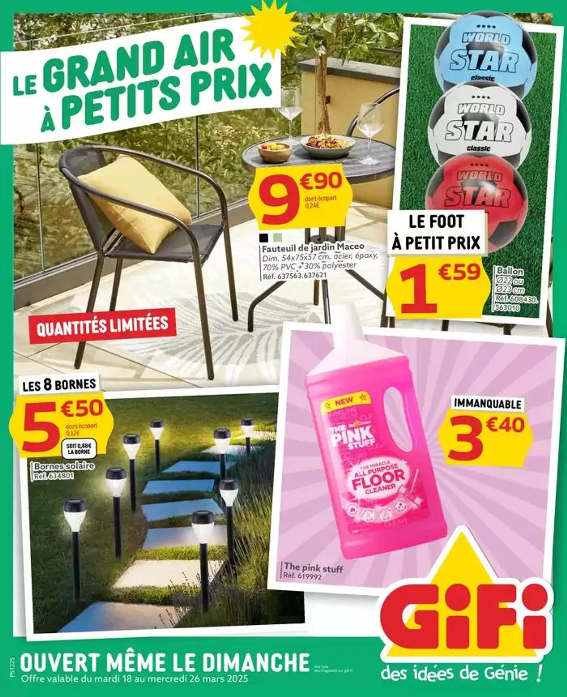 Le grand air à petits prix - 1