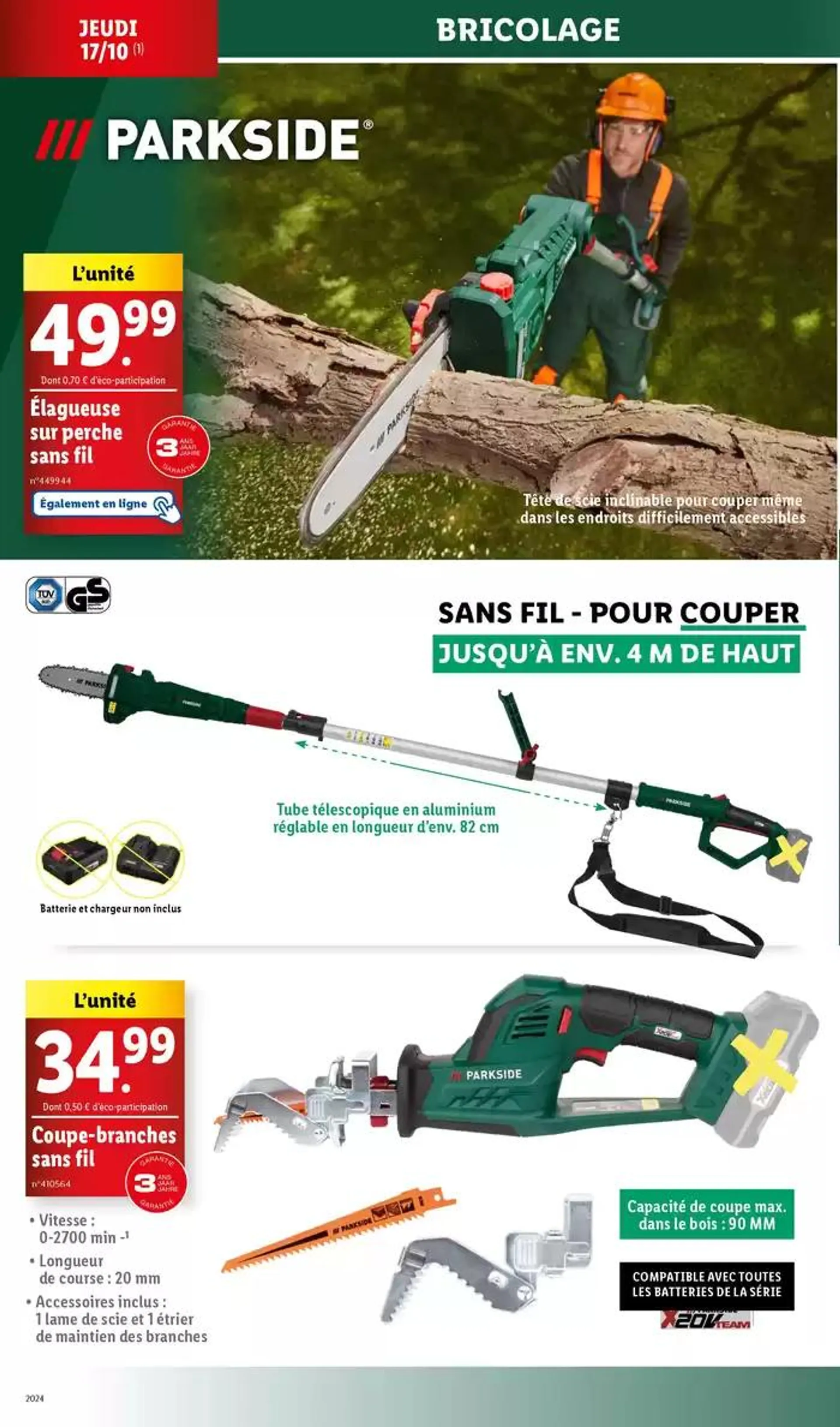 Bénéficiez de réductions sur nos articles mode, bricolage ou loisir cette semaine chez Lidl du 14 octobre au 17 octobre 2024 - Catalogue page 26