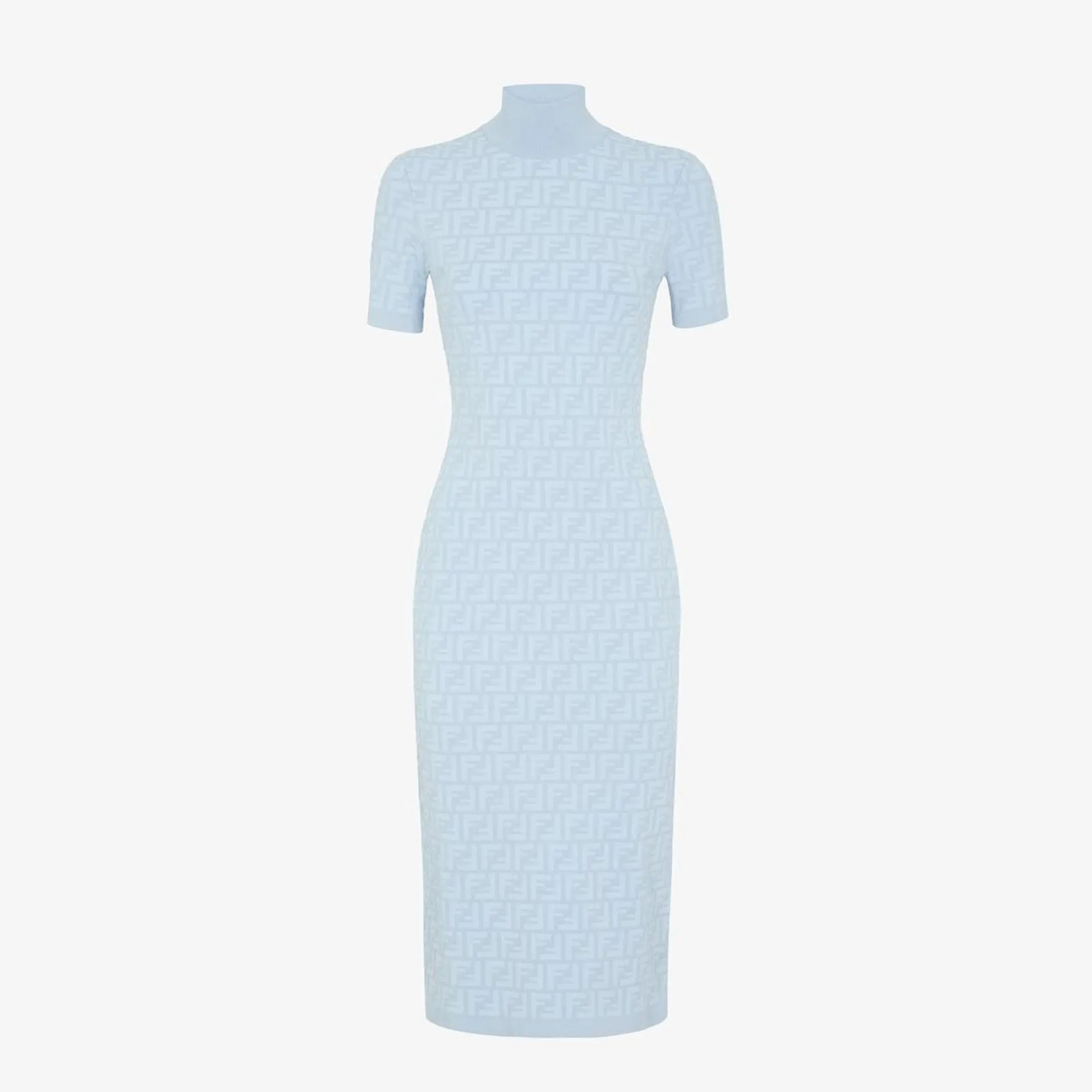 Light blue FF viscose dress