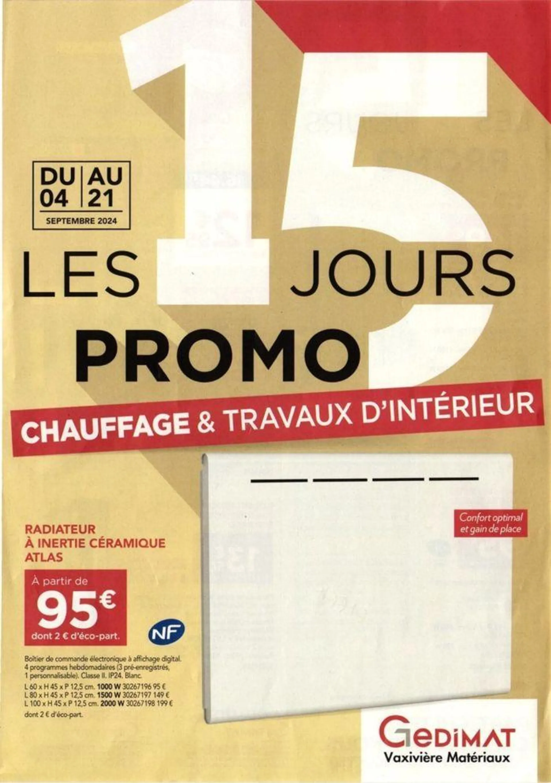 Les 15 jours promo - 1