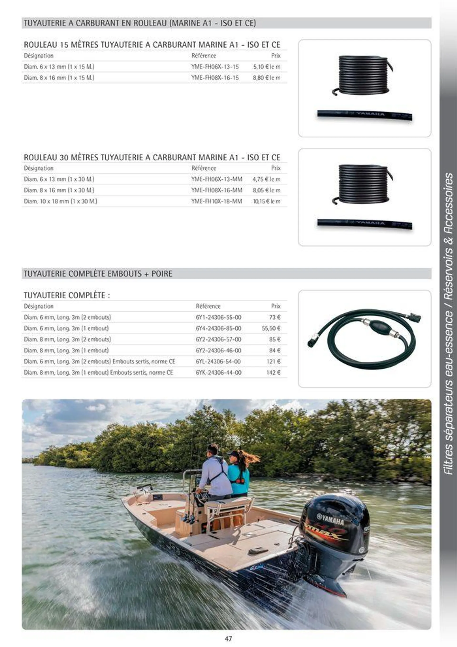 Catalogue Yamaha Marine - Accessoires Marine 2024 - 54