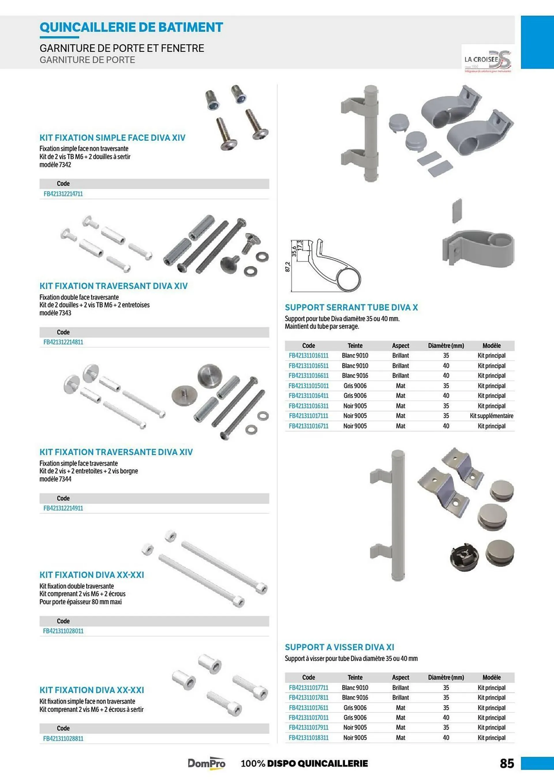 Catalogue DomPro du 8 juillet au 4 janvier 2025 - Catalogue page 85