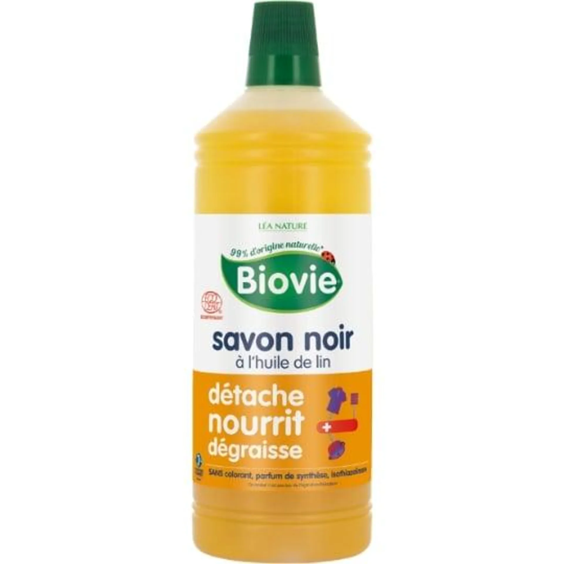 Nettoyant Ménager Savon Noir Et Huile De Lin Ecocert BIOVIE