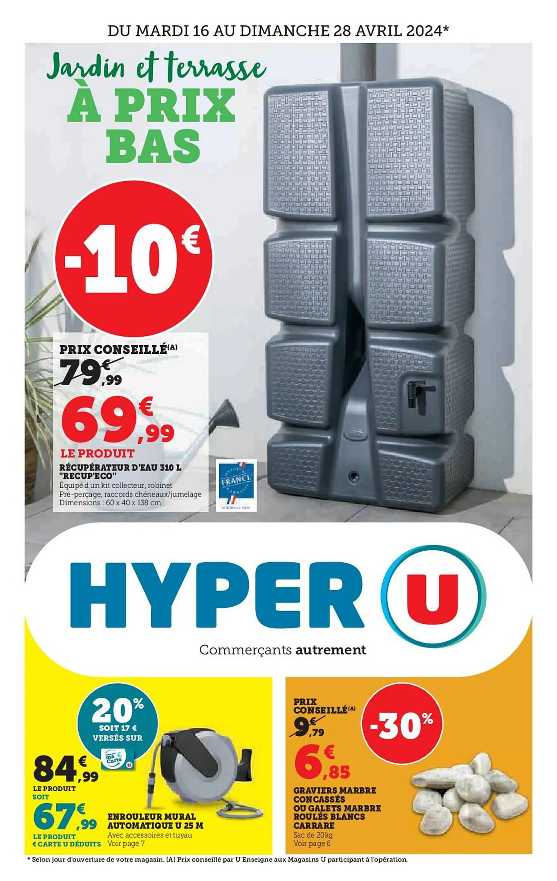 Catalogue Hyper U du 16 avril au 27 avril 2024 - Catalogue page 