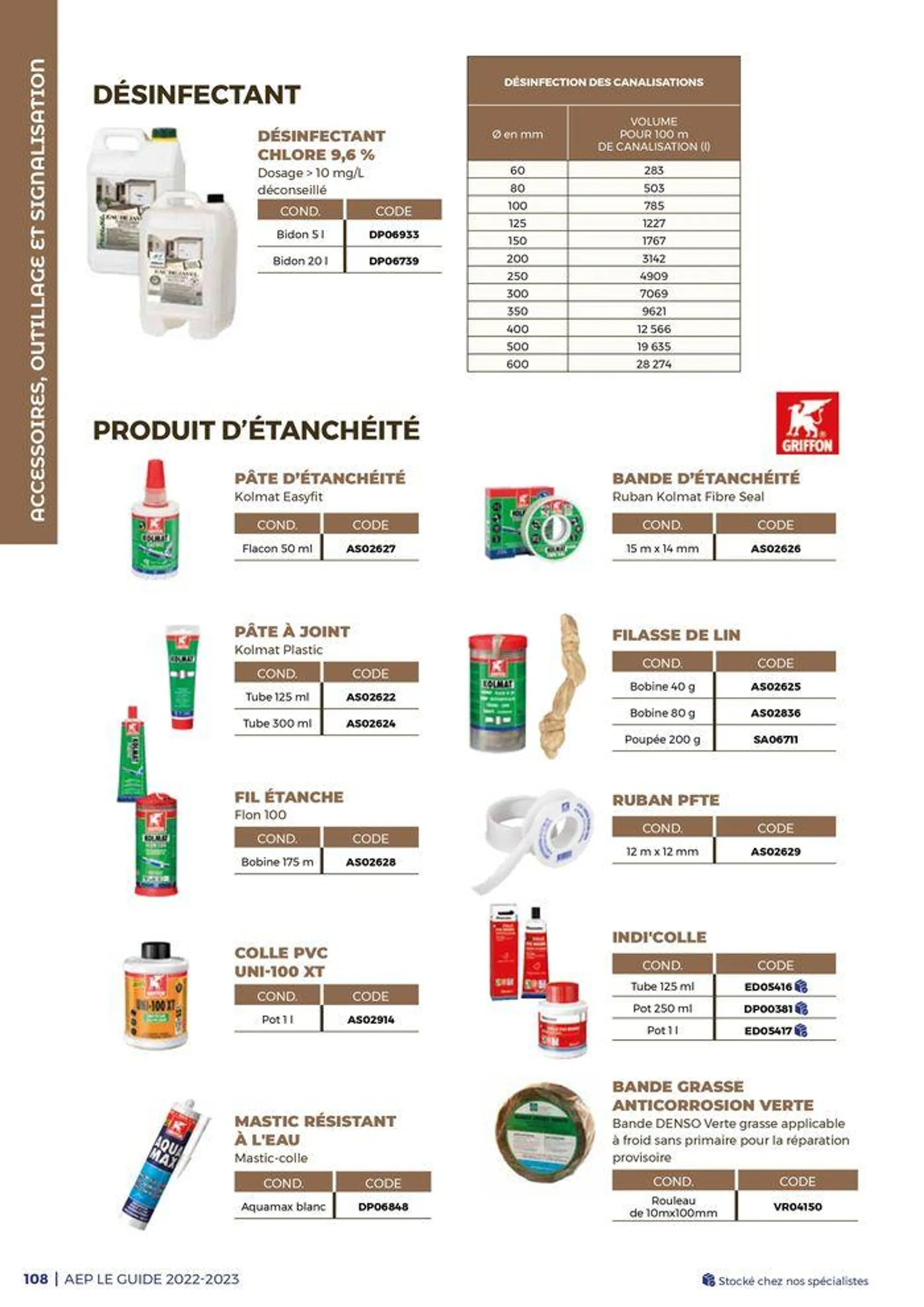 Guide - Adduction deau potable - 108