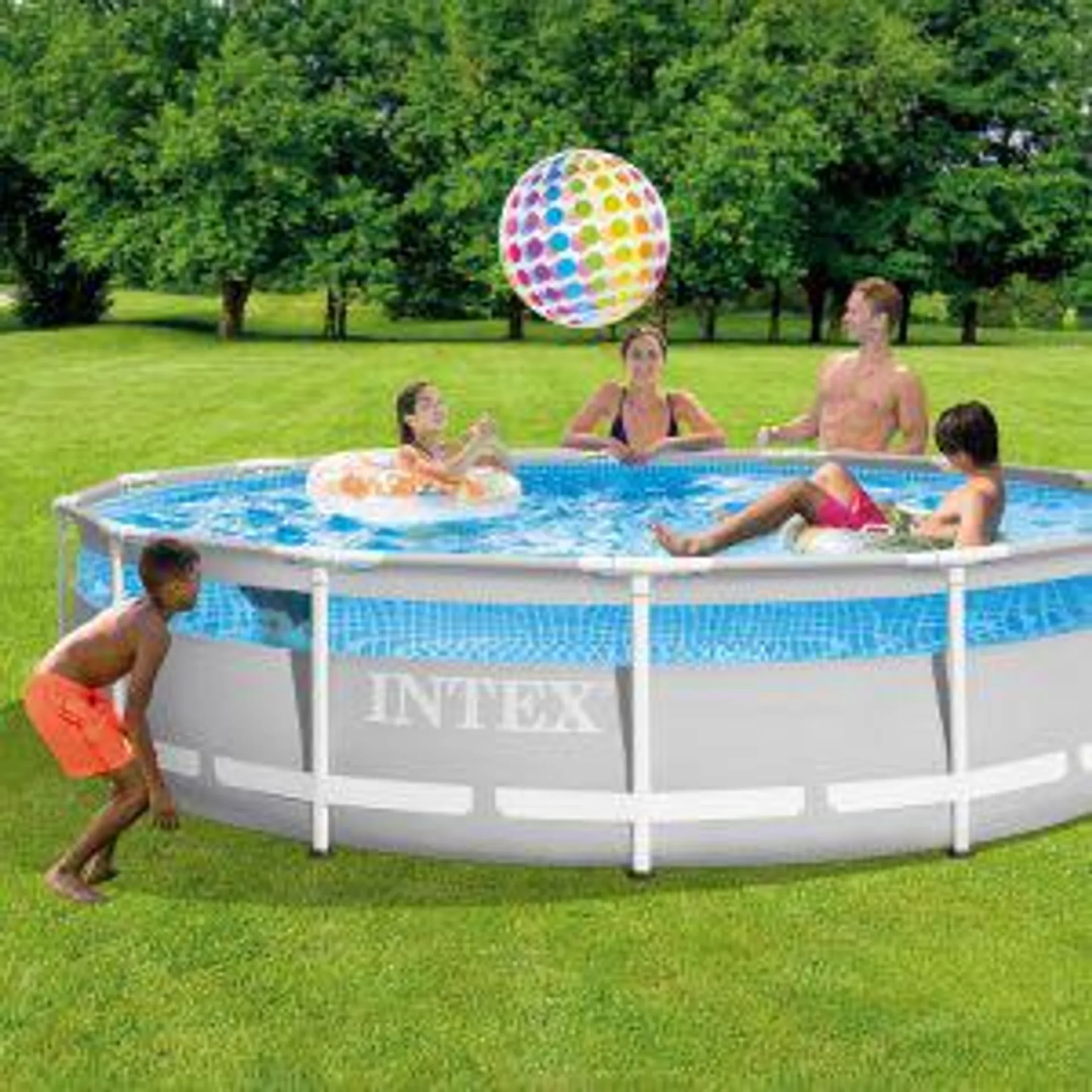 Piscine Tubulaire Ronde 427x107cm – INTEX