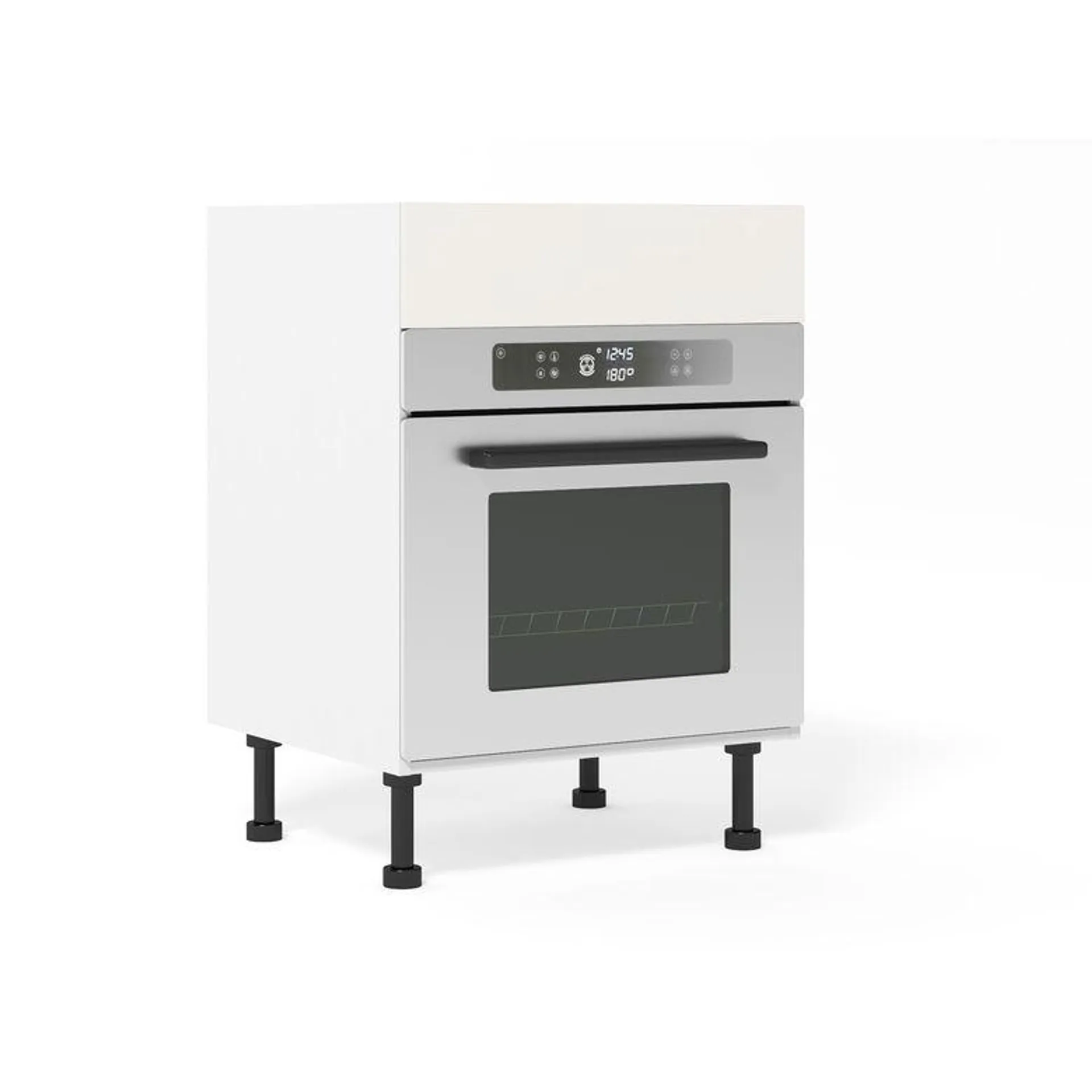 Meuble bas pour table de cuisson et four encastré