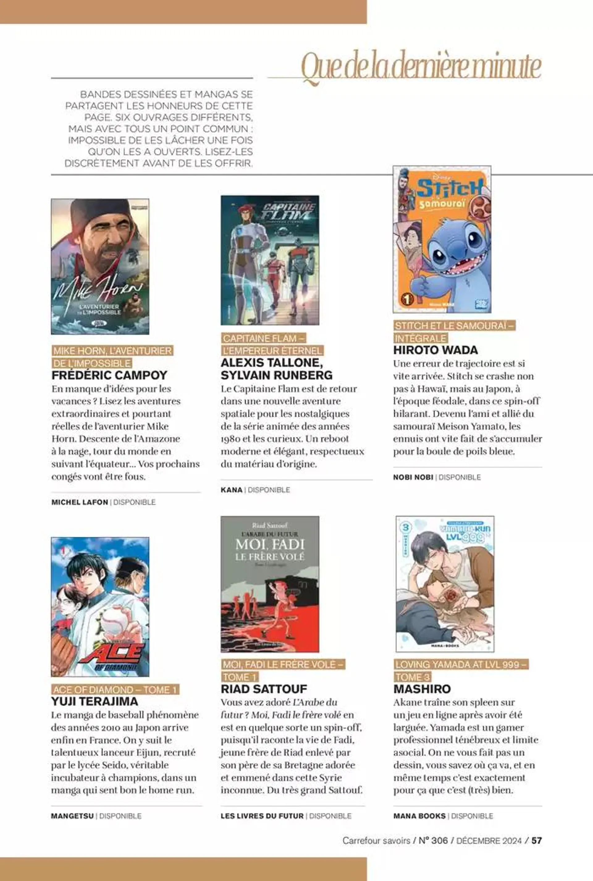 À CHACUN SA CULTURE du 2 décembre au 31 décembre 2024 - Catalogue page 57