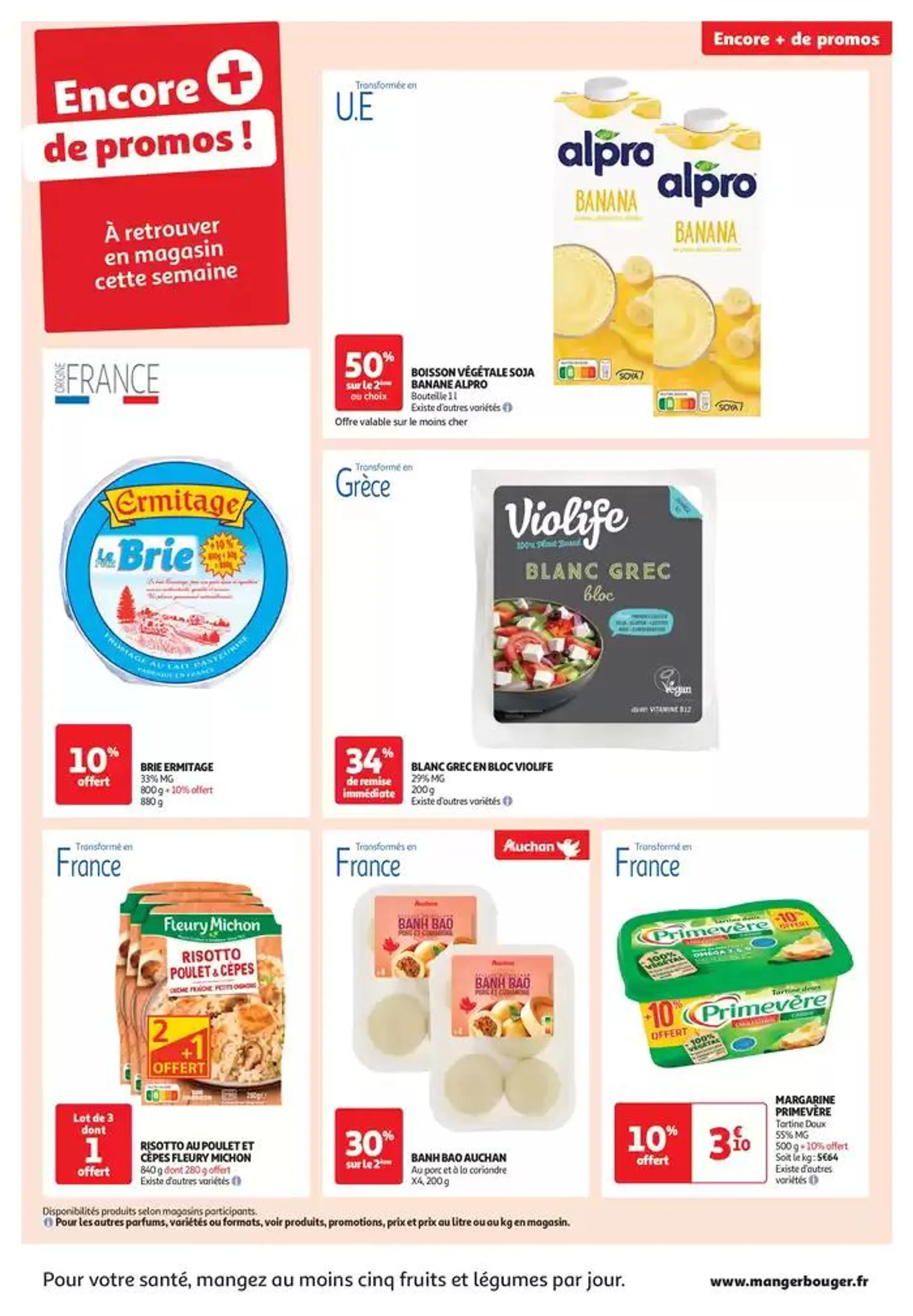 Top depart : 25 jours Auchan  du 29 octobre au 4 novembre 2024 - Catalogue page 73