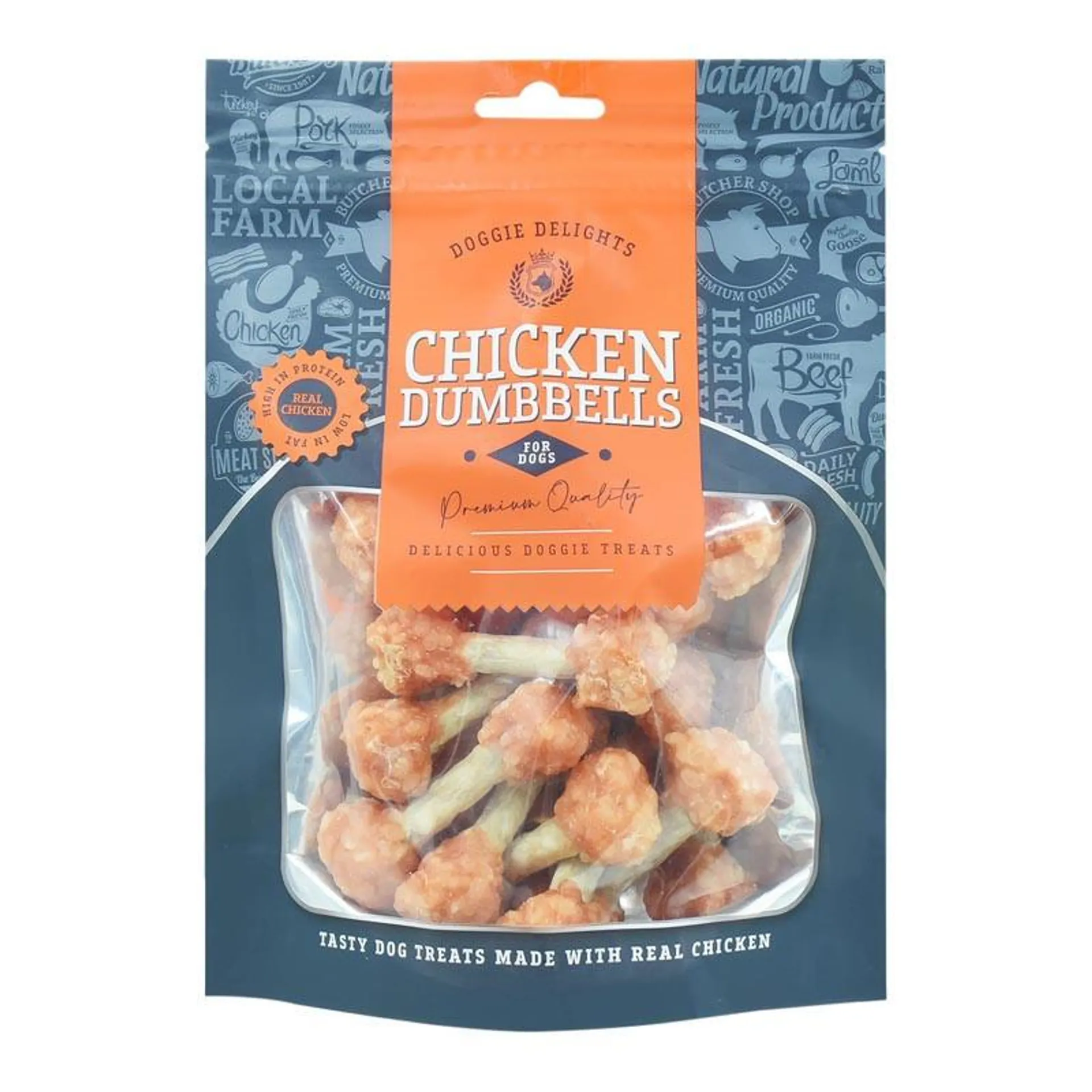 Friandises halteres de poulet