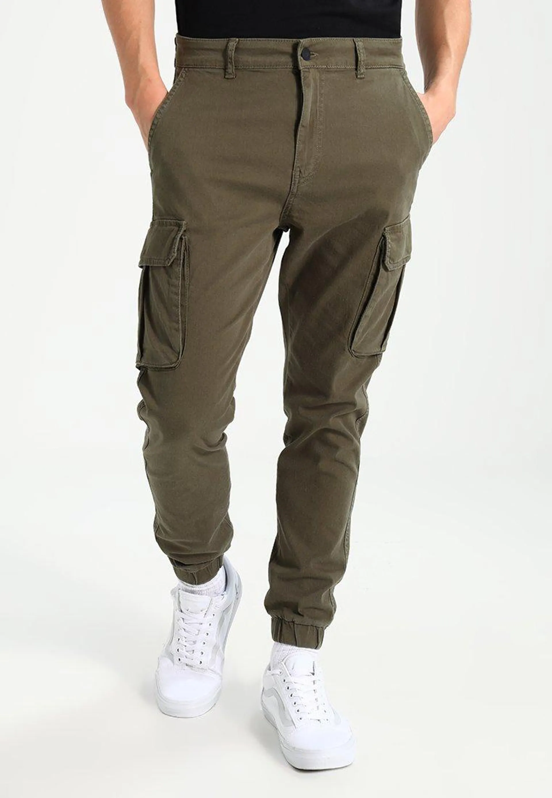 CUFFED SKINNY TROUSER - Cargobukse