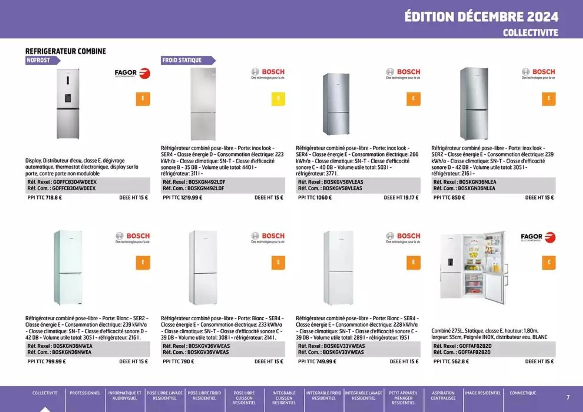 Equipement collectif & residentiel 2024 du 12 décembre au 31 décembre 2024 - Catalogue page 7