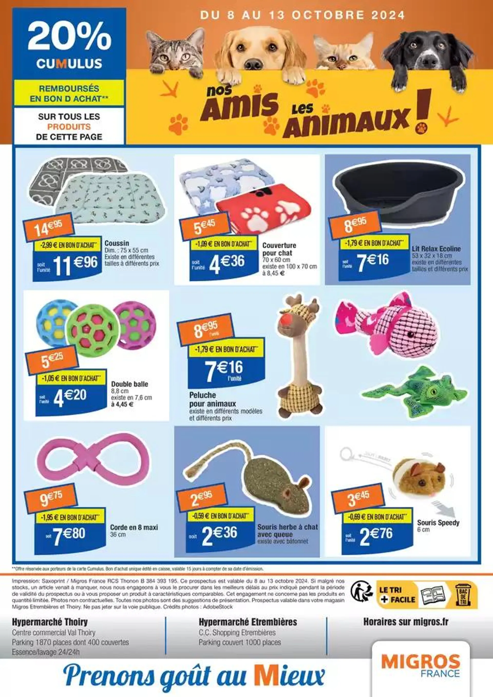 Animalerie du 8 octobre au 13 octobre 2024 - Catalogue page 6