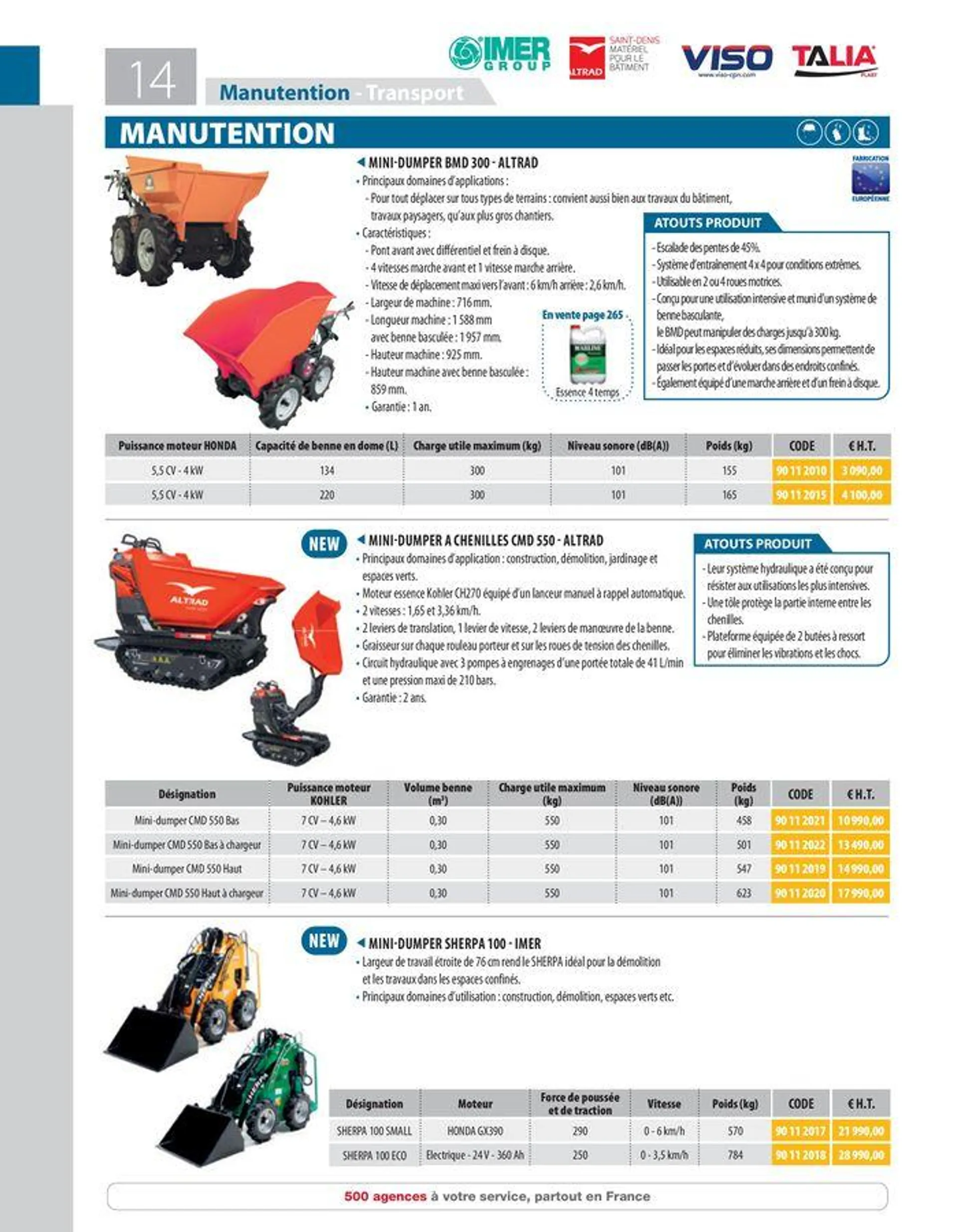 CONSOMMABLES, OUTILLAGES & MATÉRIELS VENTE - 16