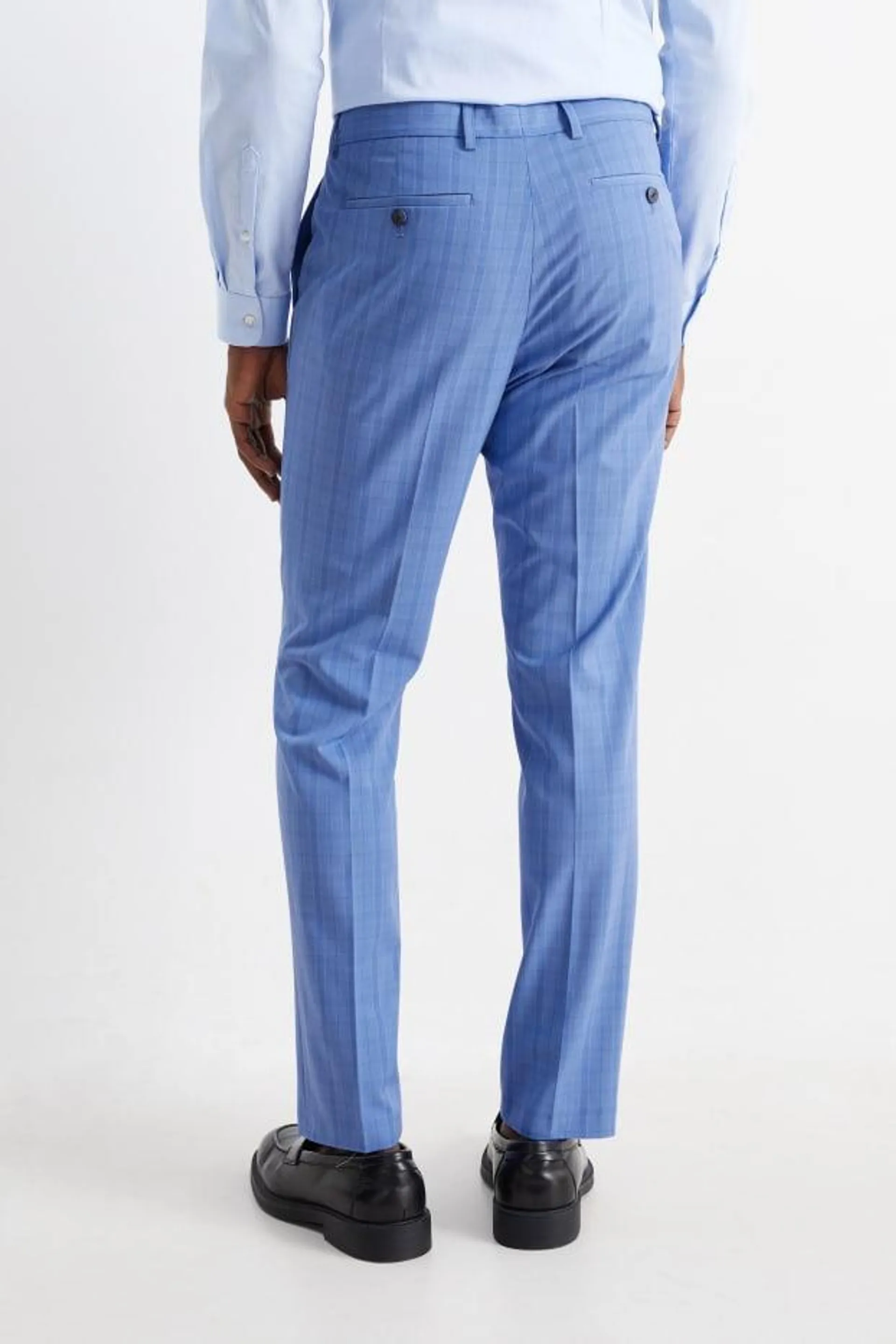 Mix-and-match suit trousers - slim fit - Flex - 4 Way Stretch - check