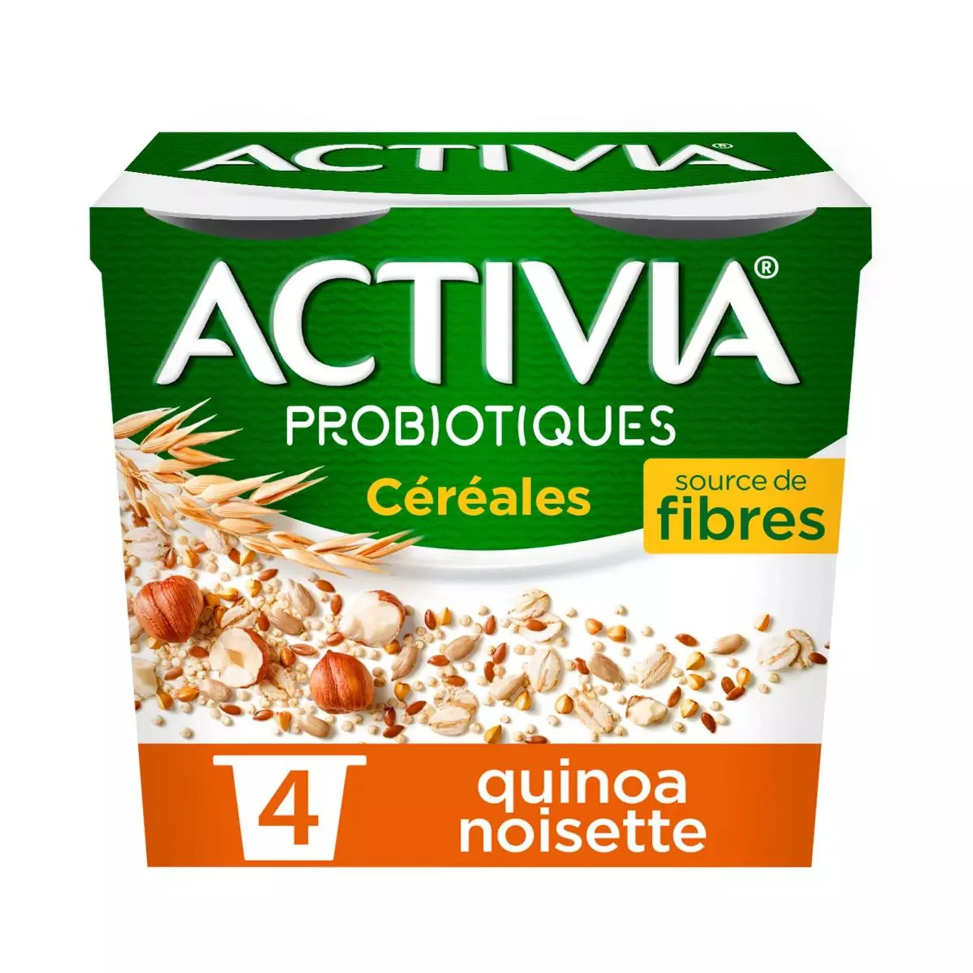 CEREALES Probiotiques - Yaourt au bifidus au quinoa et noisette
