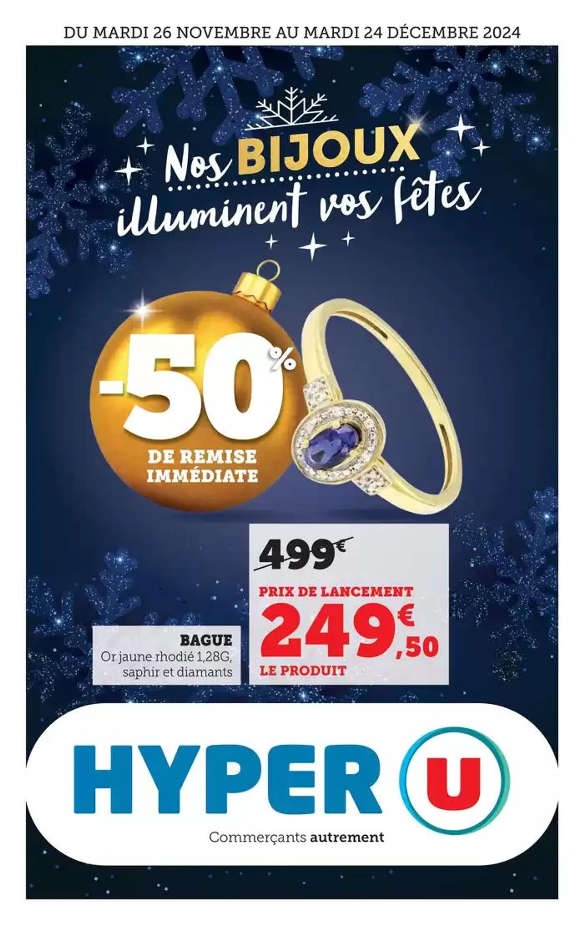 Bijoux de Noël du 26 novembre au 24 décembre 2024 - Catalogue page 1