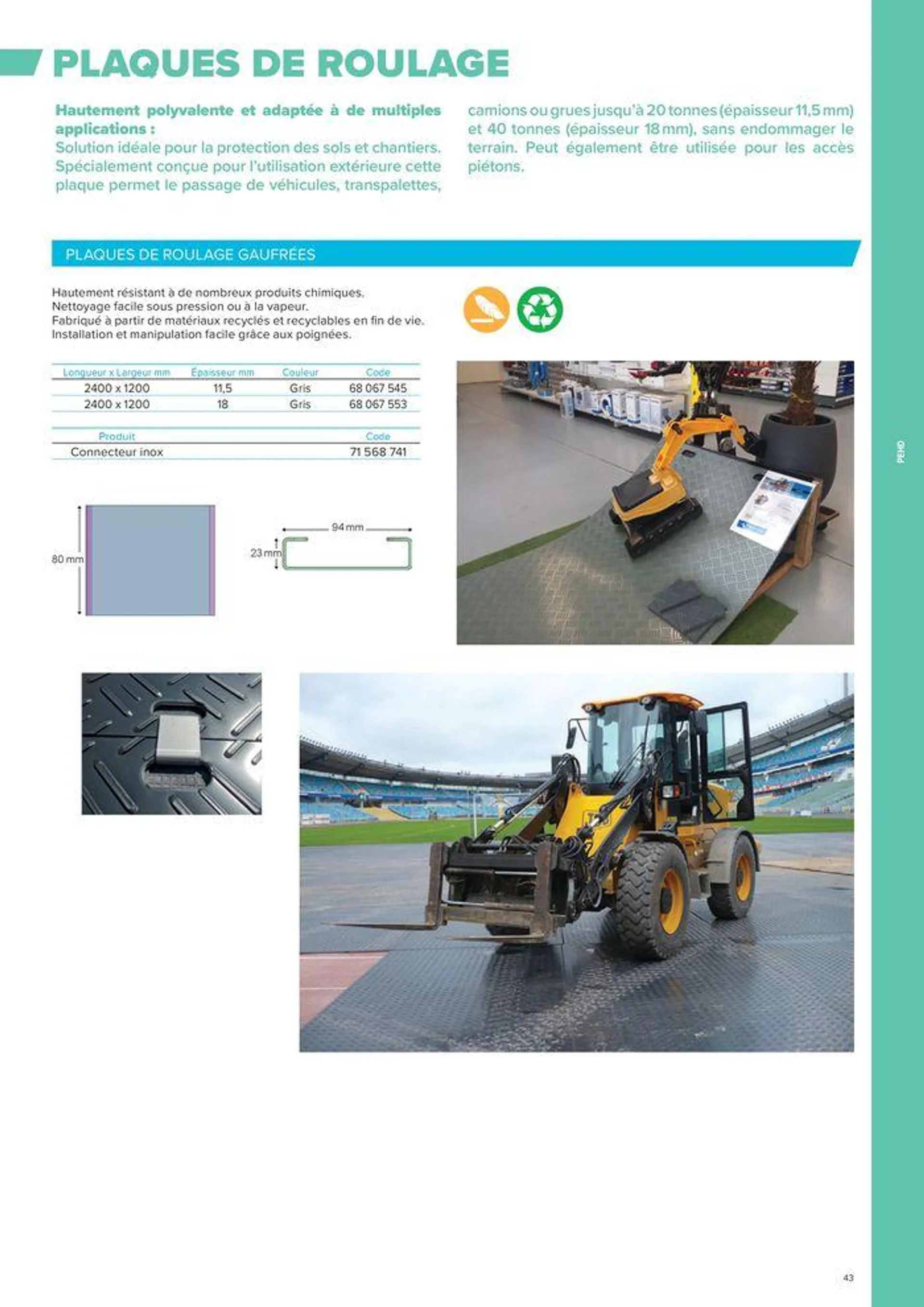 PLASTIQUES INDUSTRIELS du 13 mars au 31 décembre 2024 - Catalogue page 43