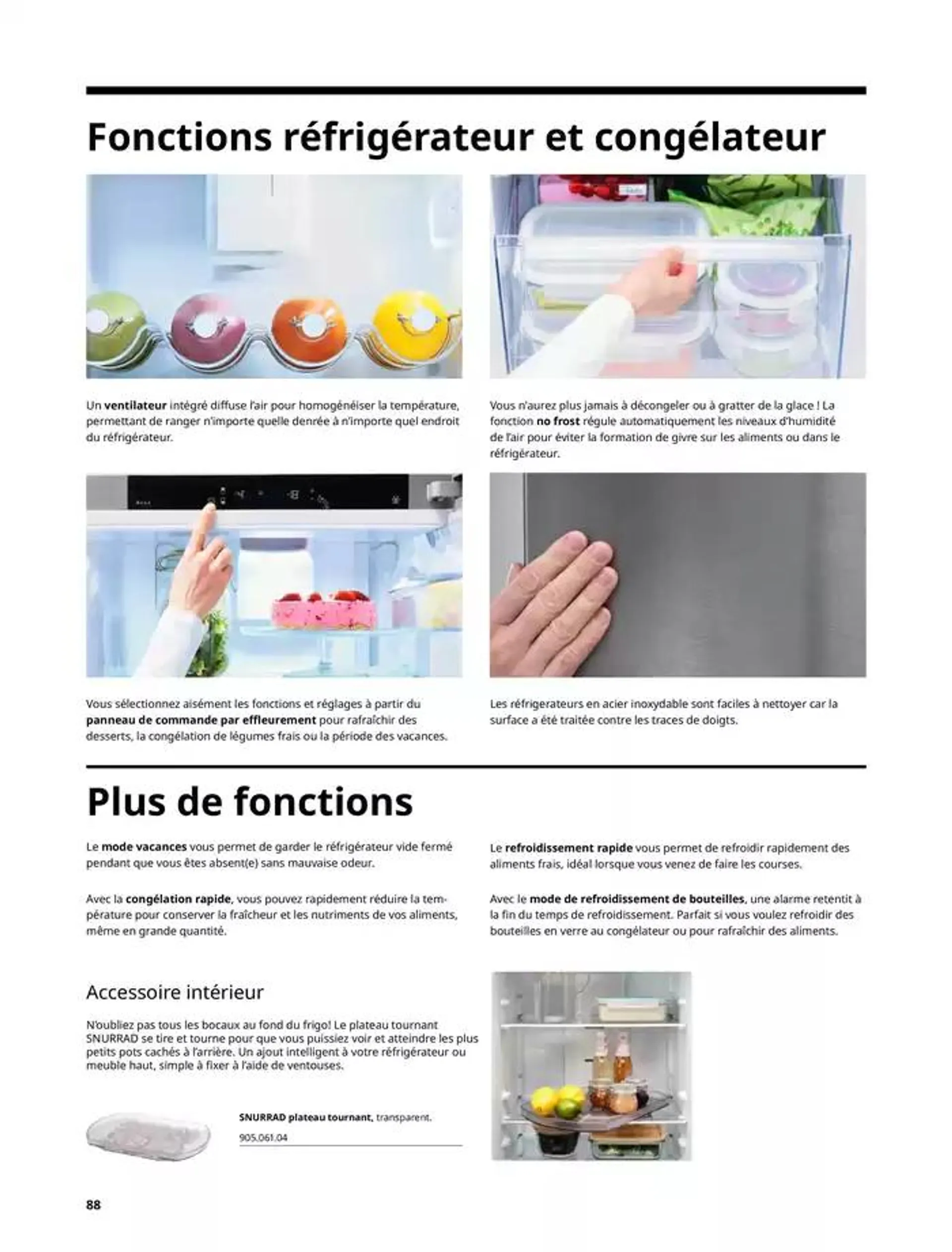 IKEA ÉLECTROMÉNAGER Guide d’achat 2025 du 1 octobre au 31 juillet 2025 - Catalogue page 88