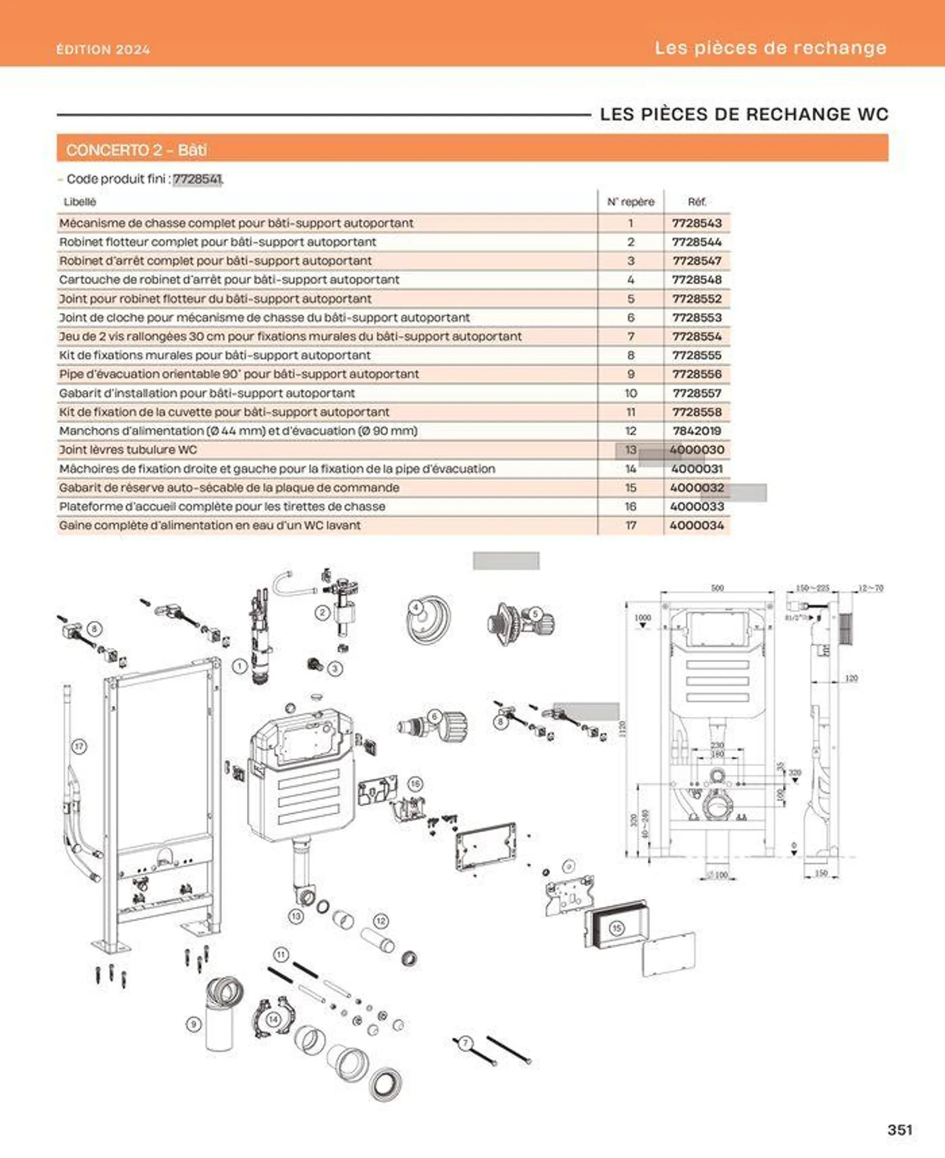 La salle de bain en toute sérénité du 2 juillet au 31 décembre 2024 - Catalogue page 351