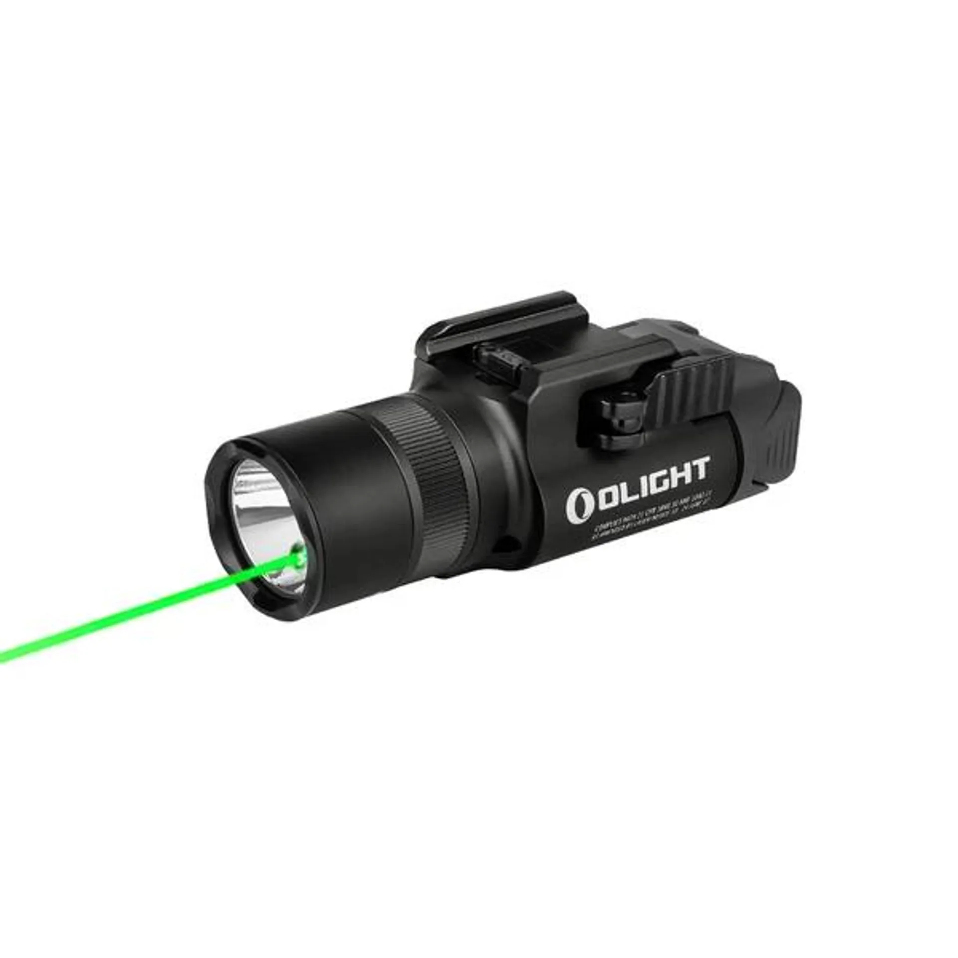 Olight Baldr Pro R | Lampe Tactique 1913 GL Avec Laser Vert & 1350 lumens LED