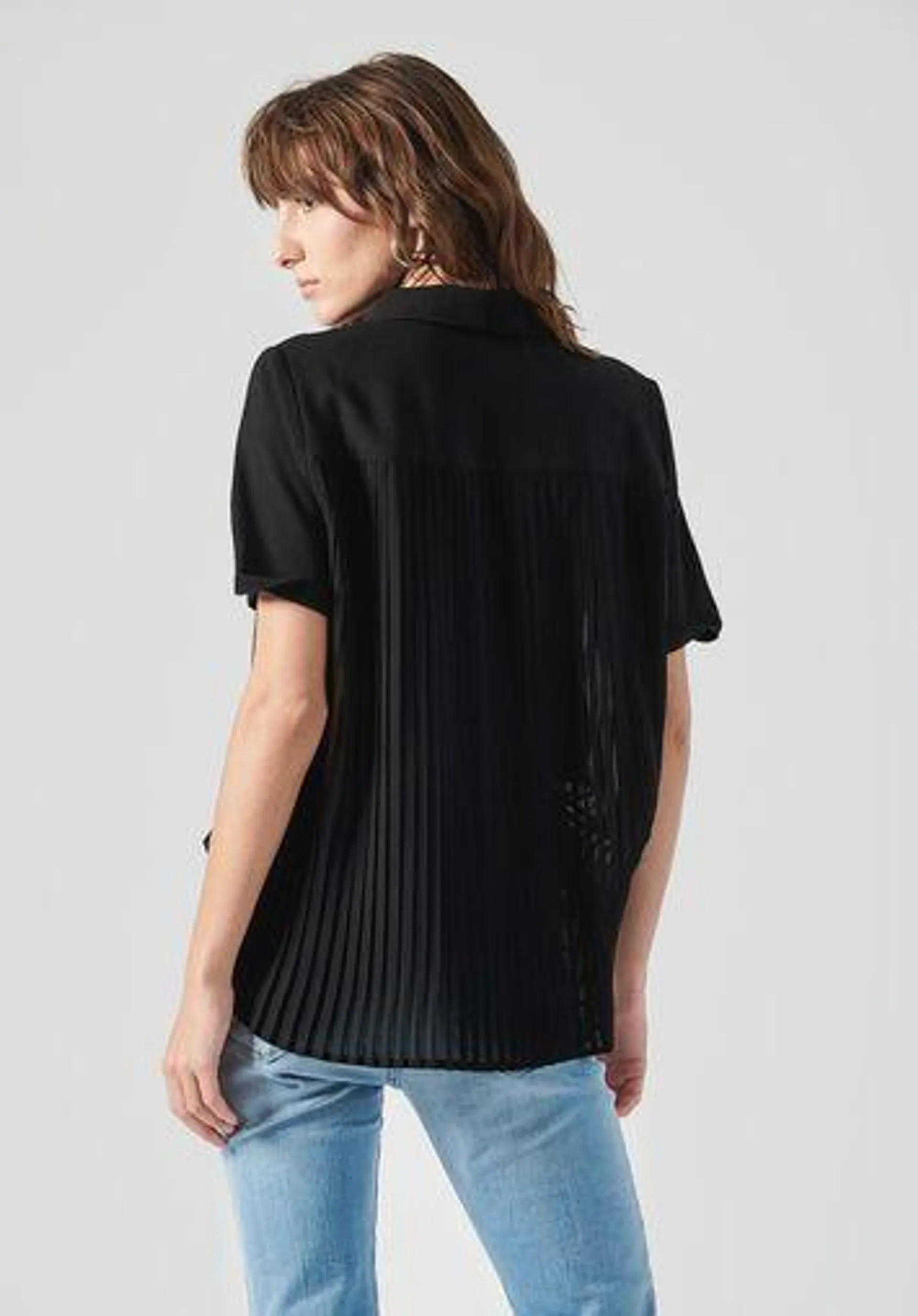 Blouse noire Femme