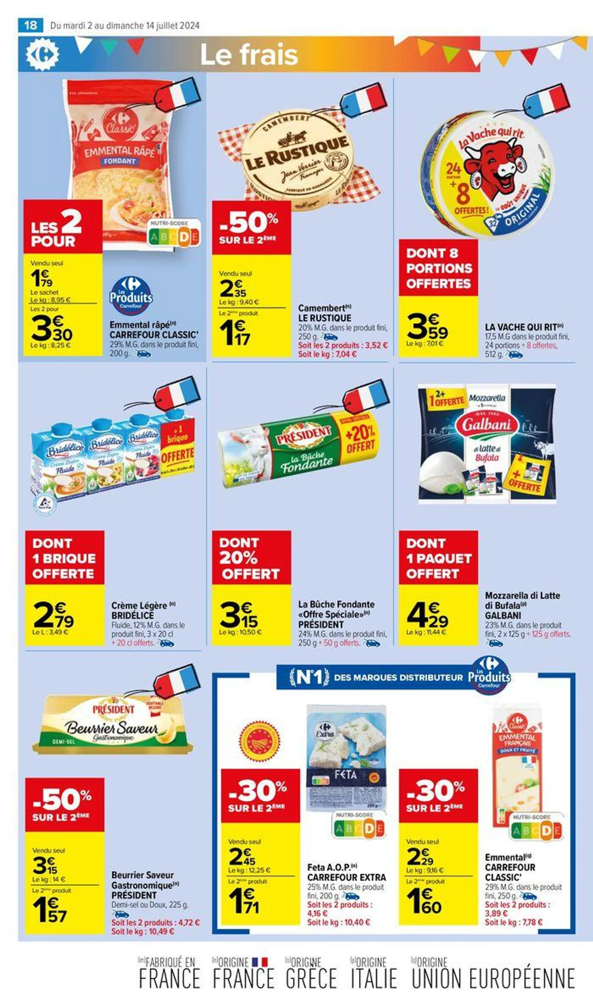 -50% sur le deuxième du 2 juillet au 14 juillet 2024 - Catalogue page 22