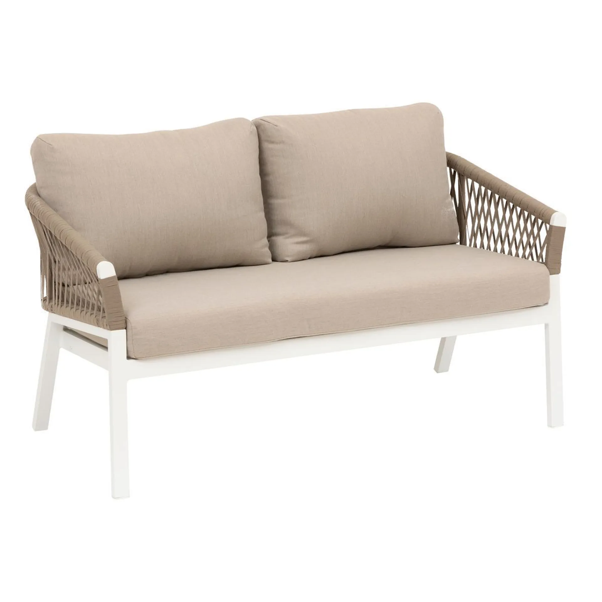 Canapé Oriengo - 75 x L 134 x H 67 cm - Taupe - HESPERIDE